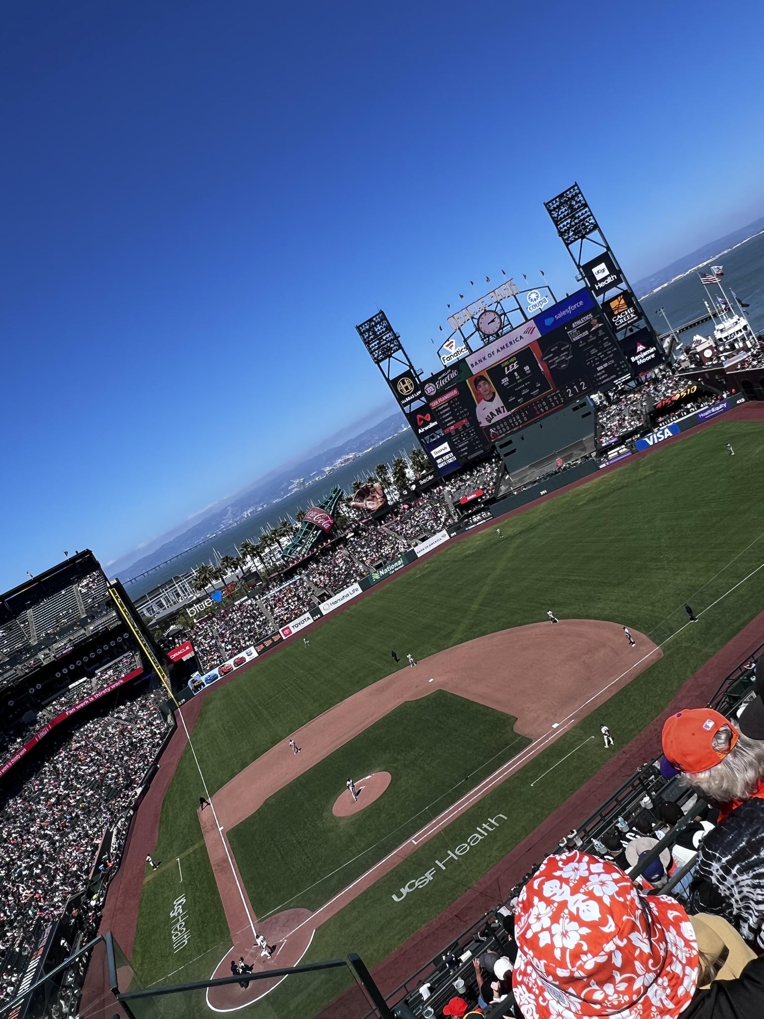 Real Fan View taken from View Reserved 310 at Oracle Park by Karla G