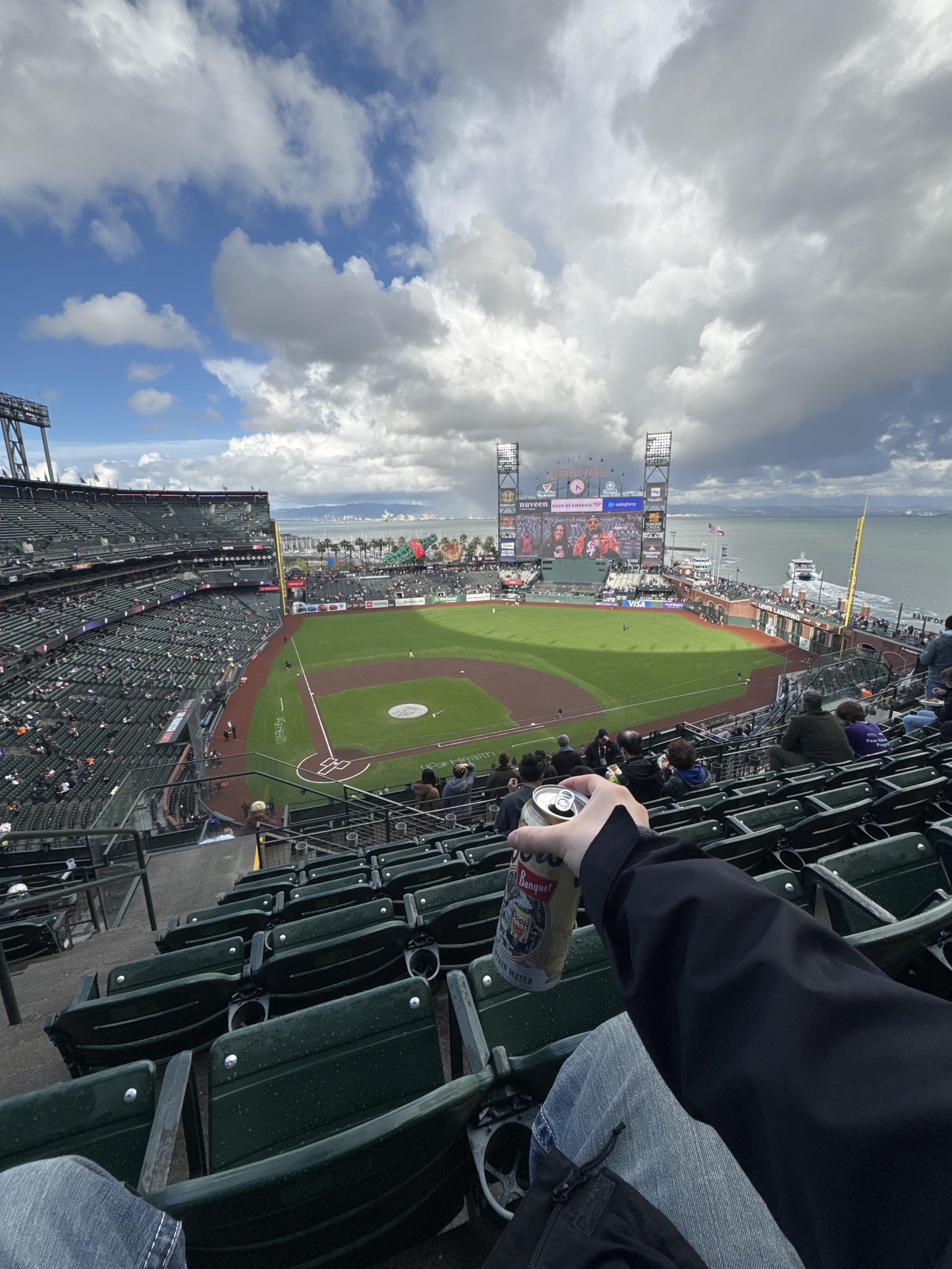 Real Fan View taken from View Reserved 311 at Oracle Park by Ivan O