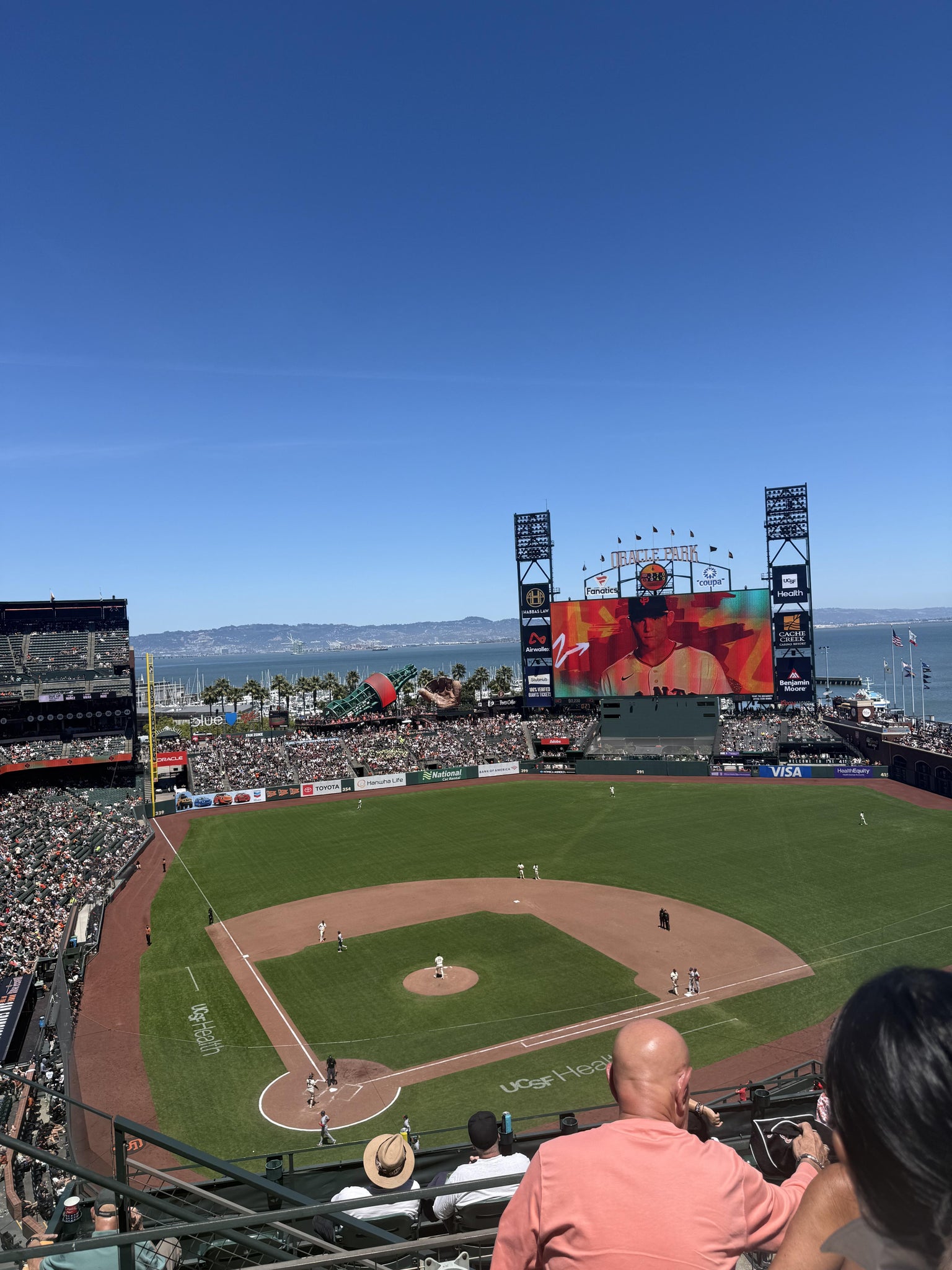 Real Fan View taken from View Reserved 312 at Oracle Park by Nedra D
