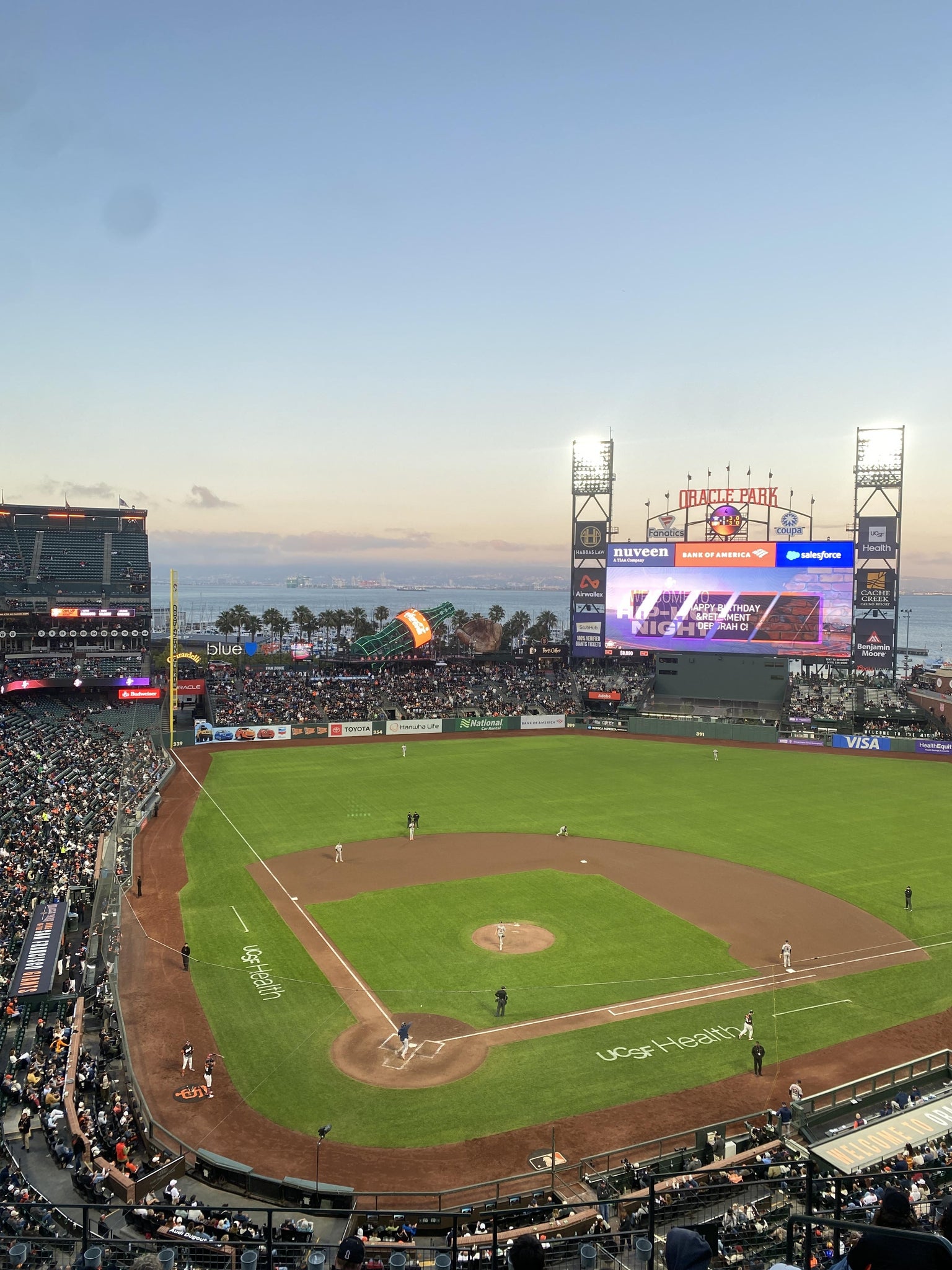 Real Fan View taken from View Reserved 314 at Oracle Park by Samuel d S