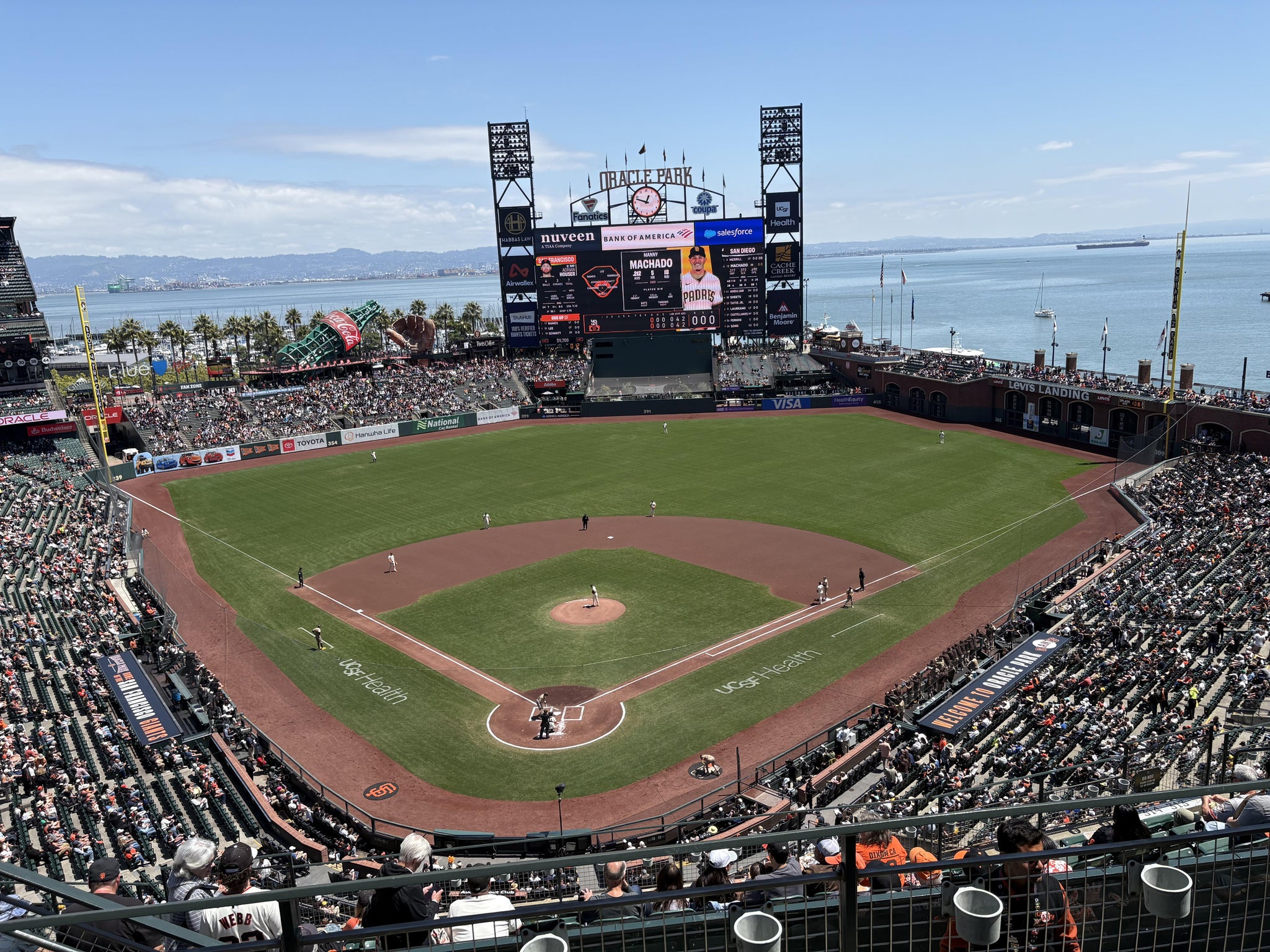 Real Fan View taken from View Reserved 314 at Oracle Park by Al R