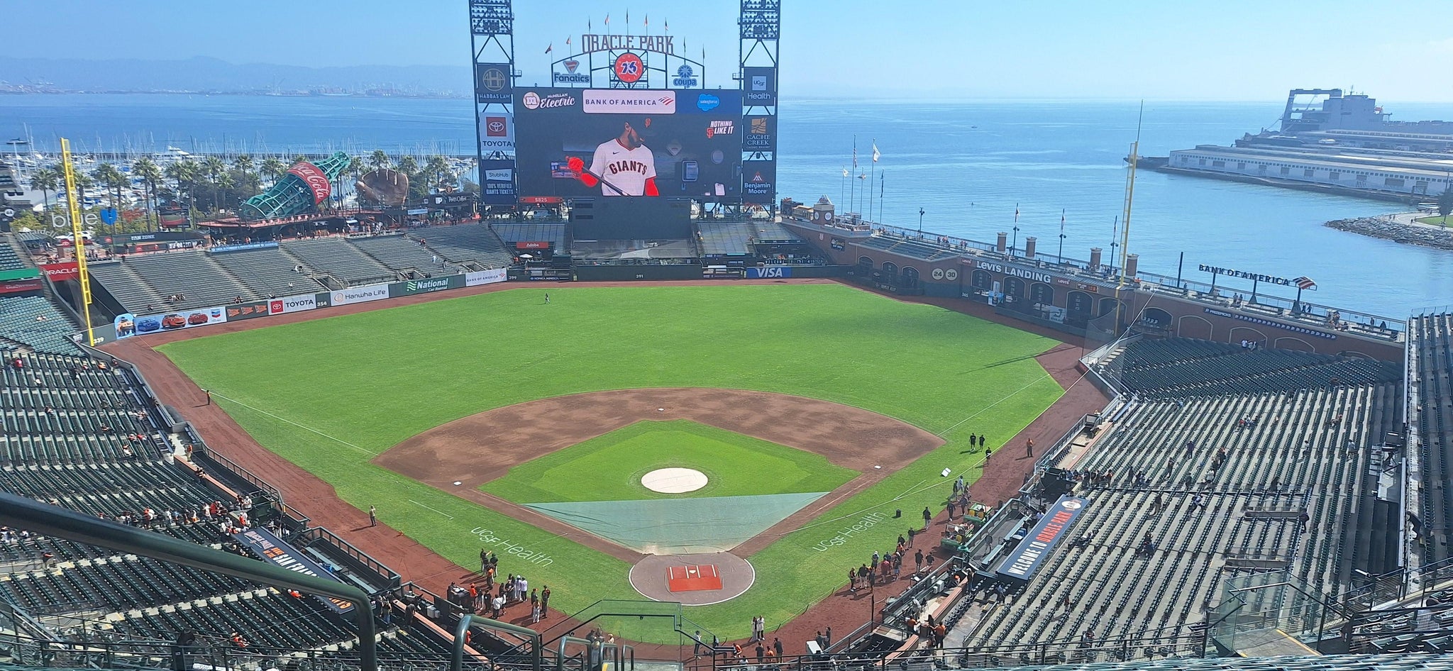 Real Fan View taken from View Reserved 315 at Oracle Park by Vic B