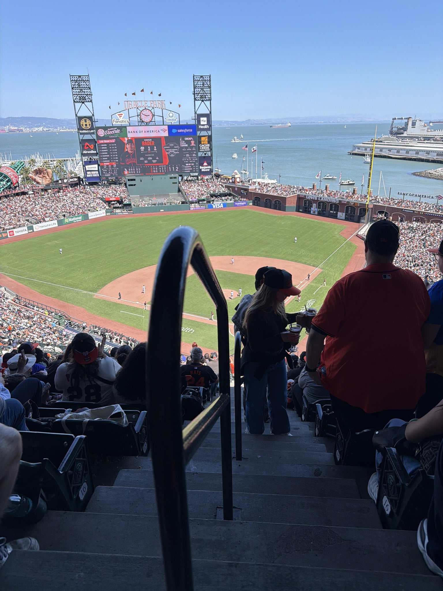 Real Fan View taken from View Reserved 317 at Oracle Park by Charlie B