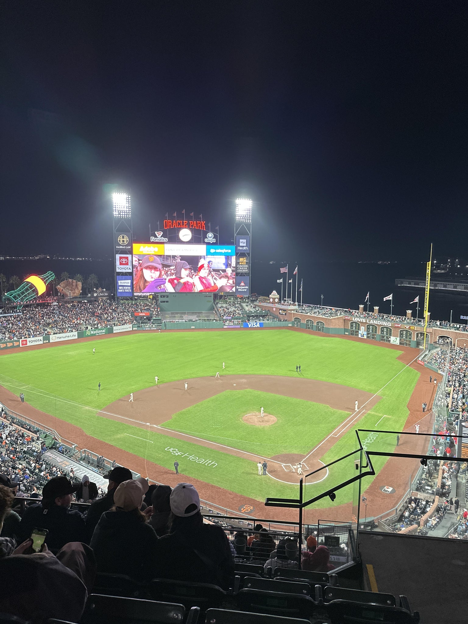 Real Fan View taken from View Reserved 318 at Oracle Park by Evanna R
