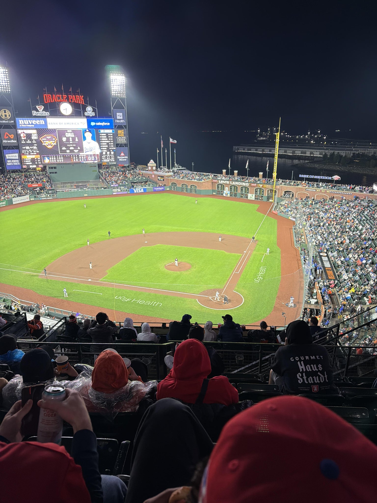 Real Fan View taken from View Reserved 319 at Oracle Park by Jorge P