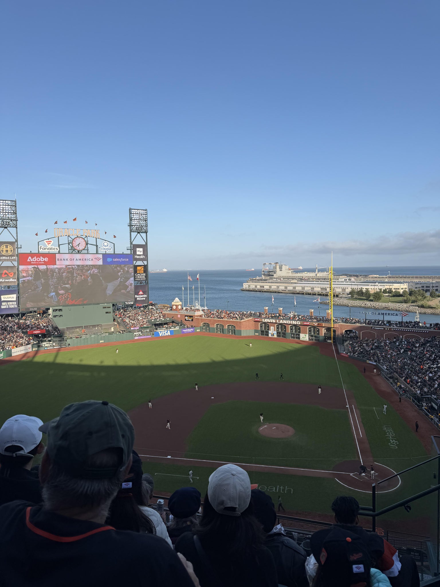 Real Fan View taken from View Reserved 321 at Oracle Park by Victor M