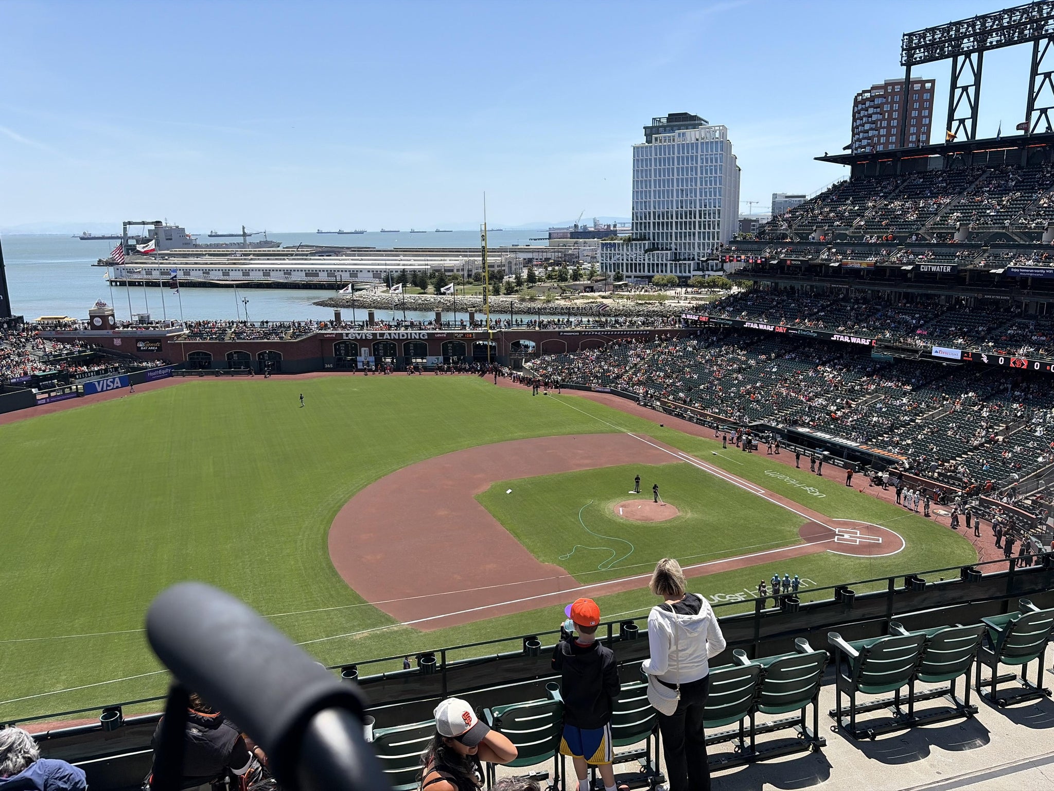 Real Fan View taken from View Reserved 325 at Oracle Park by Anonymous User