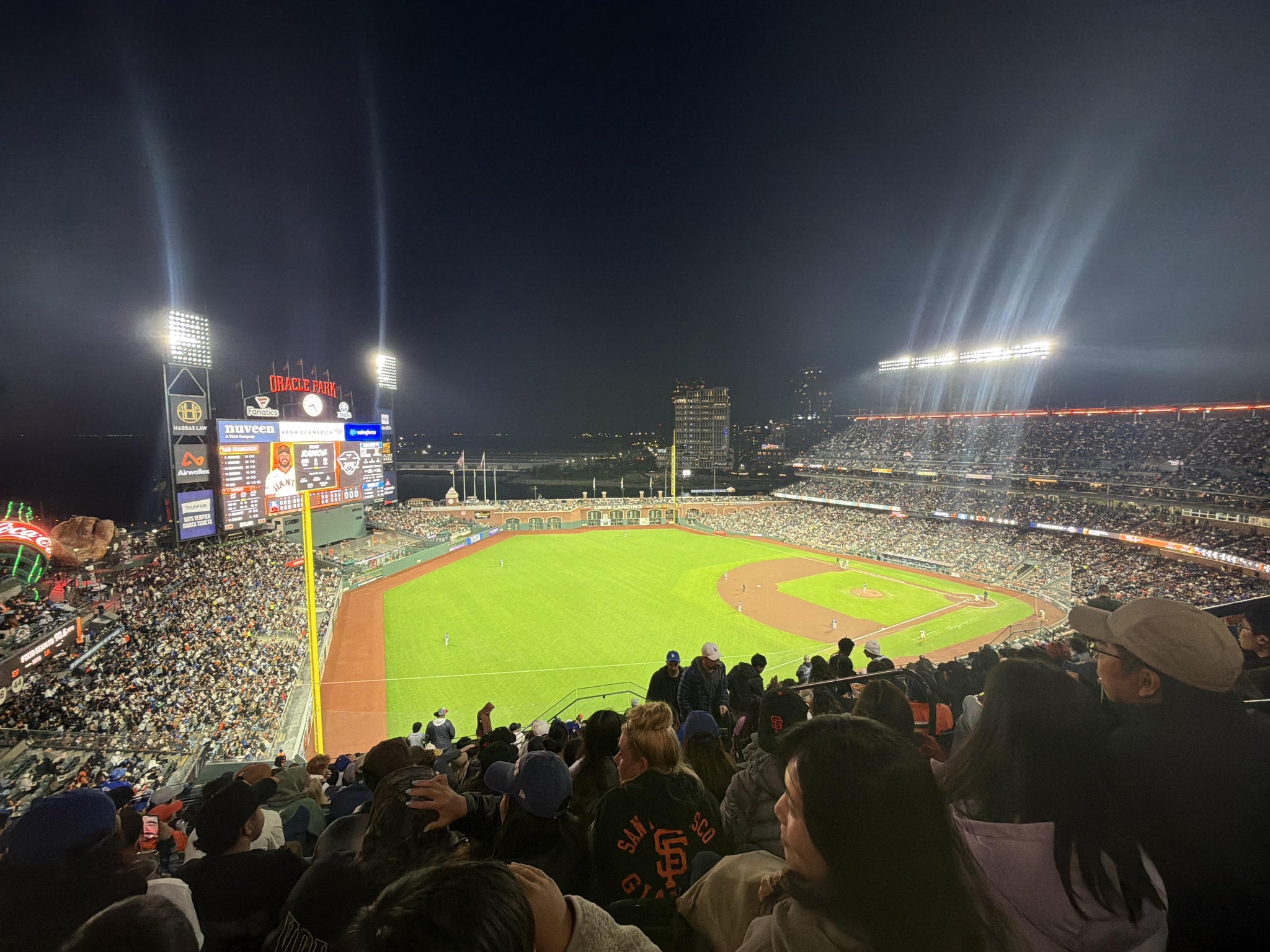 Real Fan View taken from View Reserved 331 at Oracle Park by Merlin R