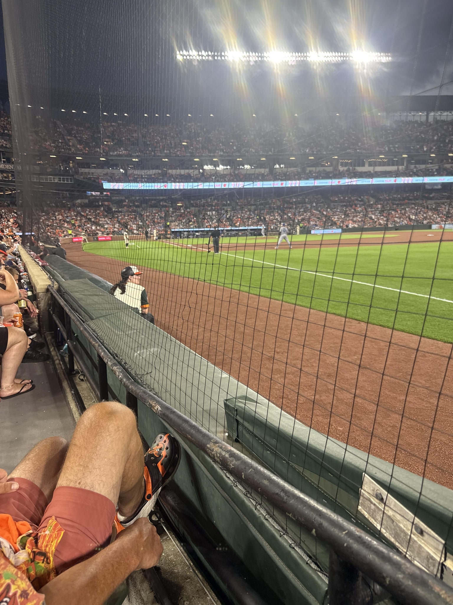Real Fan View taken from Section 10 at Oriole Park at Camden Yards by Steven M