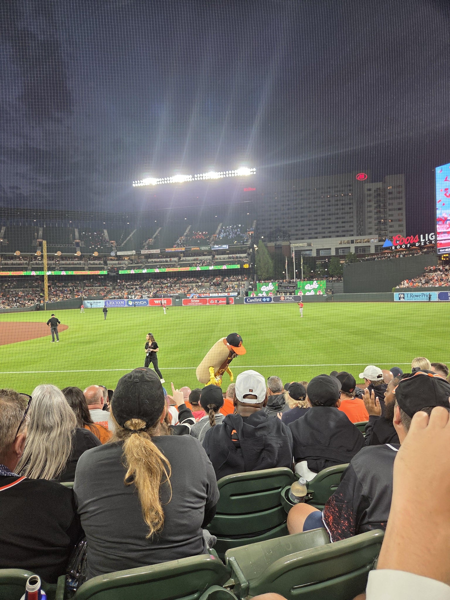 Real Fan View taken from Section 12 at Oriole Park at Camden Yards by Alexandra P