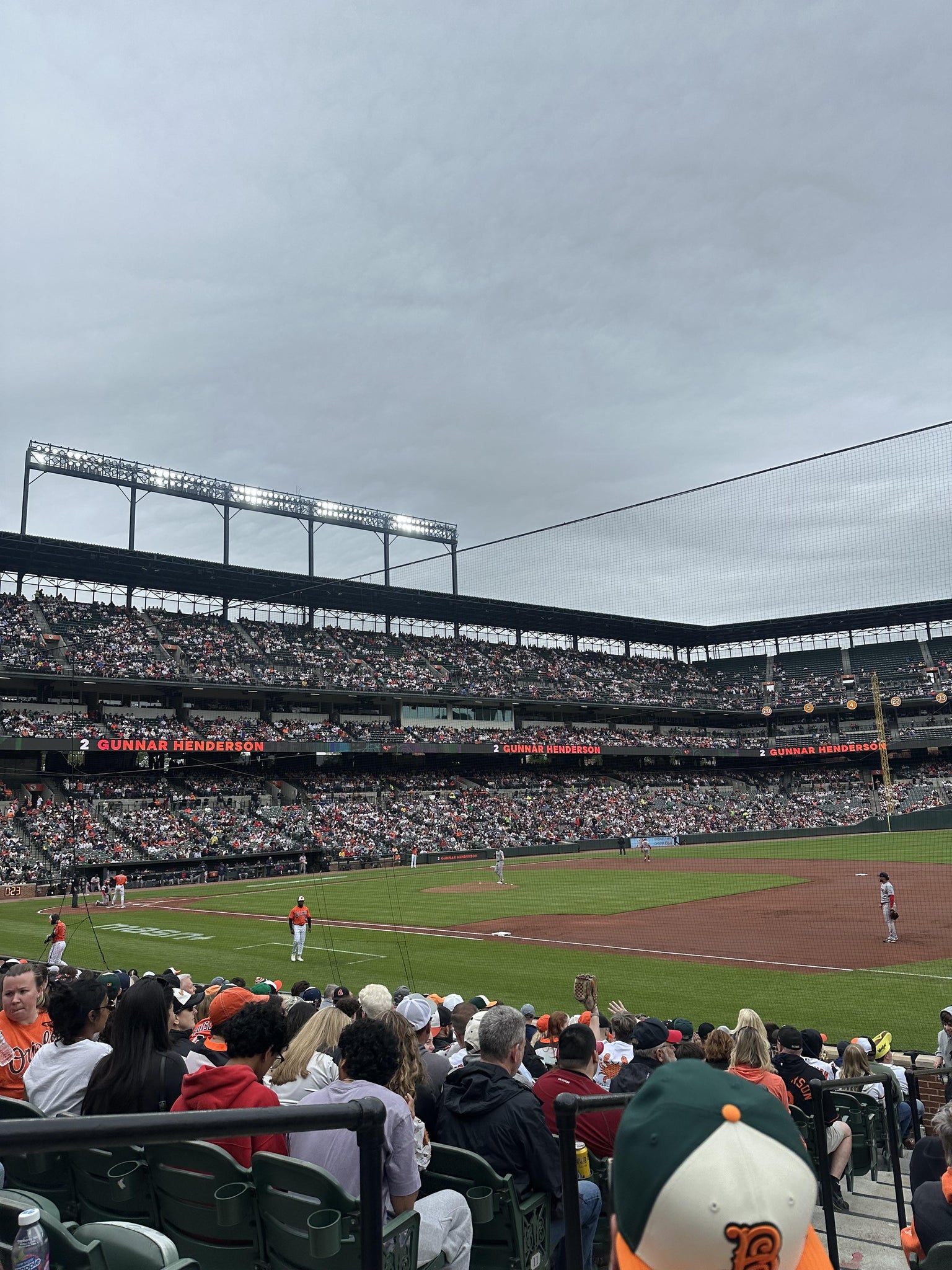Real Fan View taken from Section 14 at Oriole Park at Camden Yards by Ari E