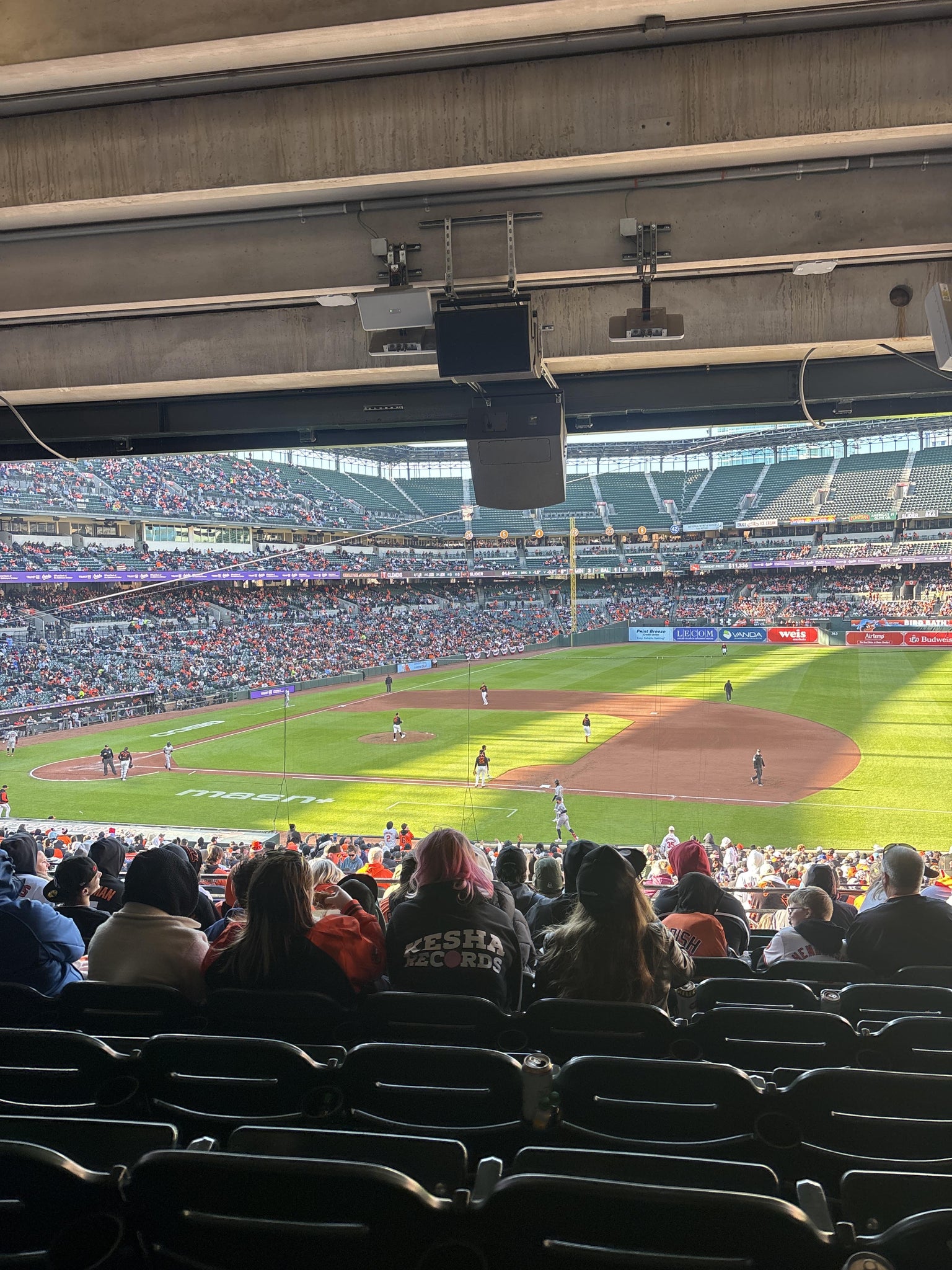Real Fan View taken from Section 17 at Oriole Park at Camden Yards by Katie L