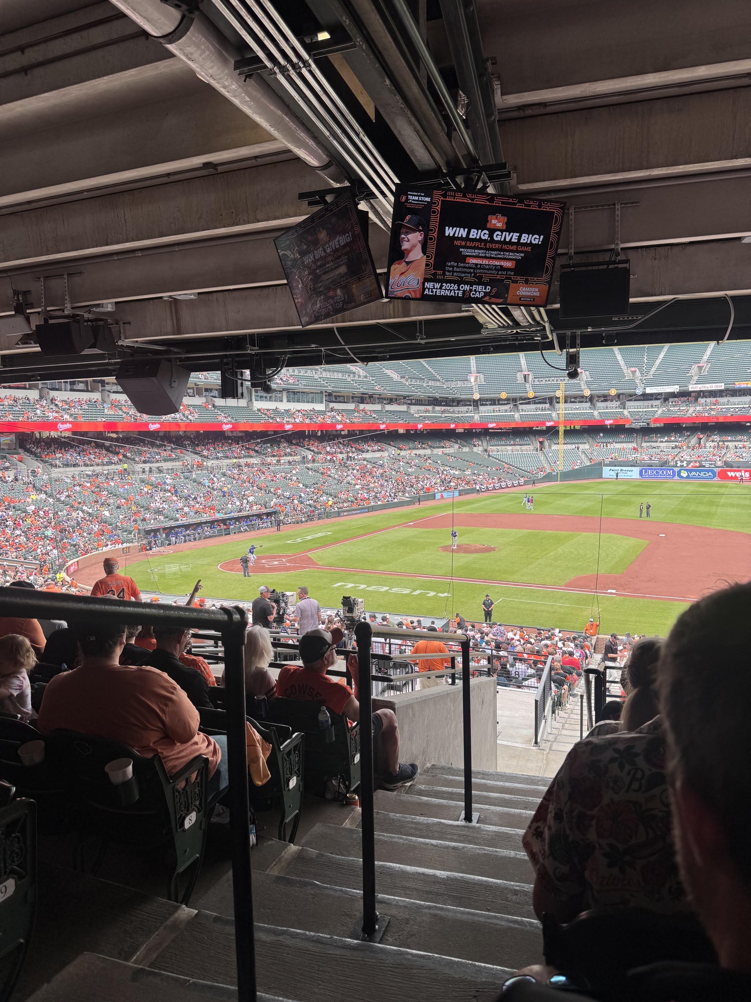 Real Fan View taken from Section 17 at Oriole Park at Camden Yards by Terrence Y