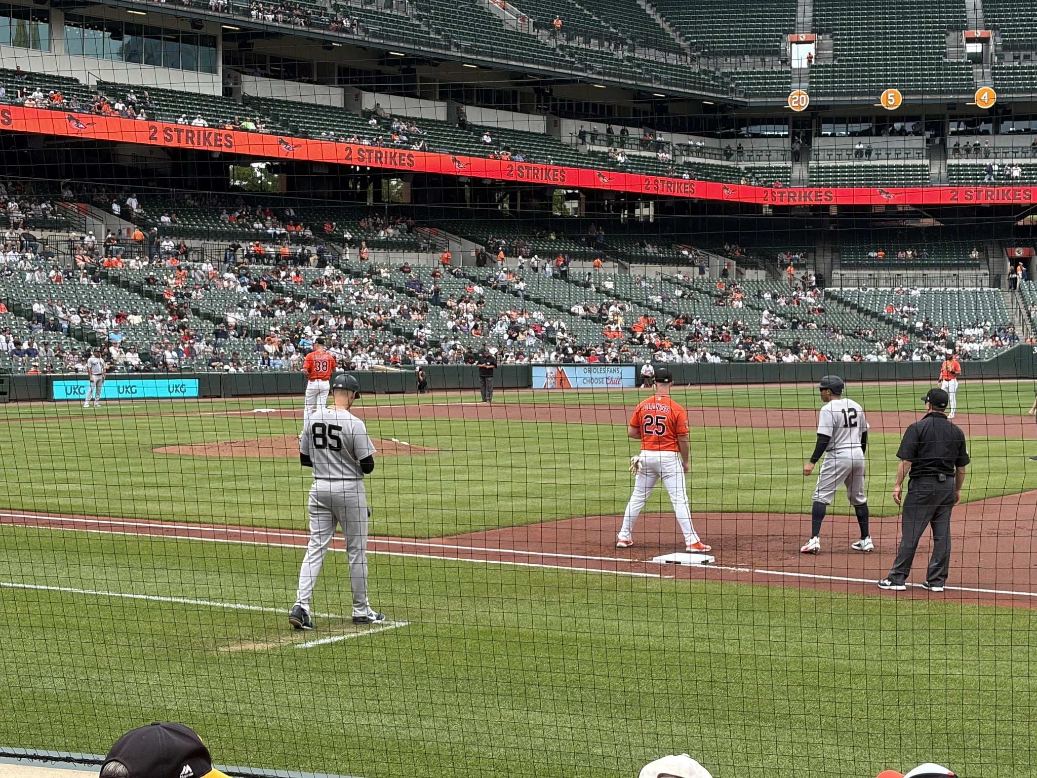 Real Fan View taken from Section 18 at Oriole Park at Camden Yards by David M