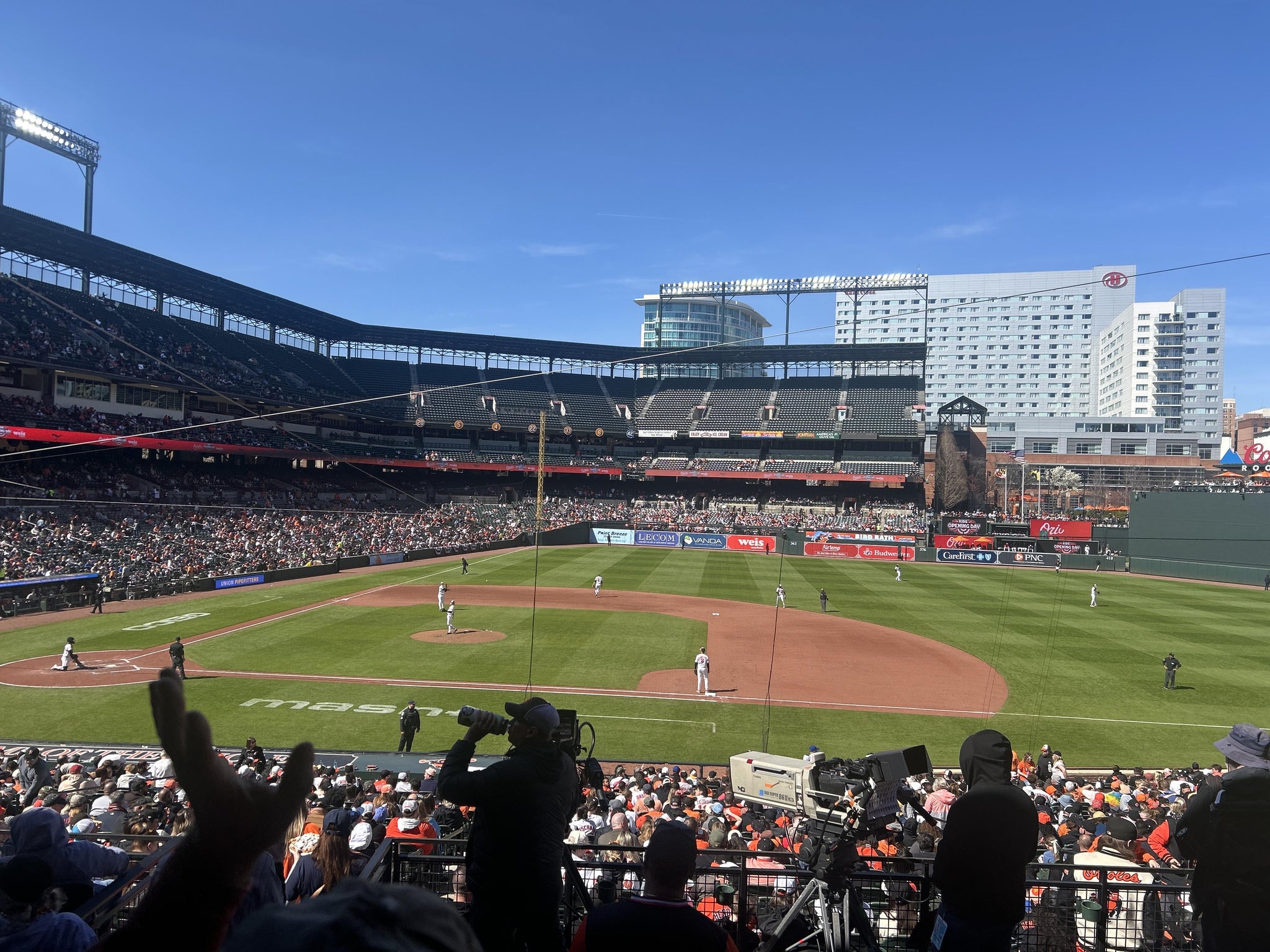 Real Fan View taken from Section 19 at Oriole Park at Camden Yards by Rex R