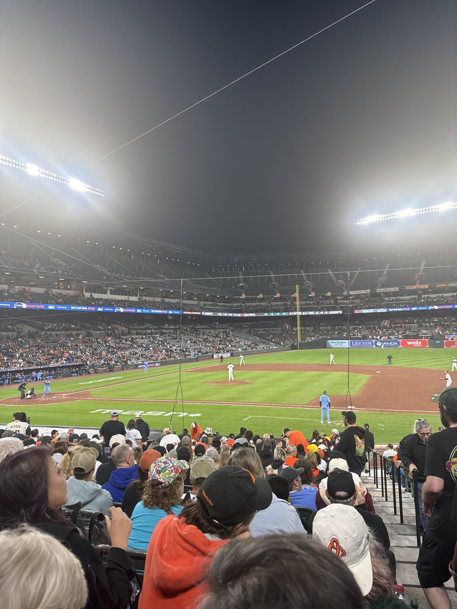 Real Fan View taken from Section 20 at Oriole Park at Camden Yards by Ahmein W