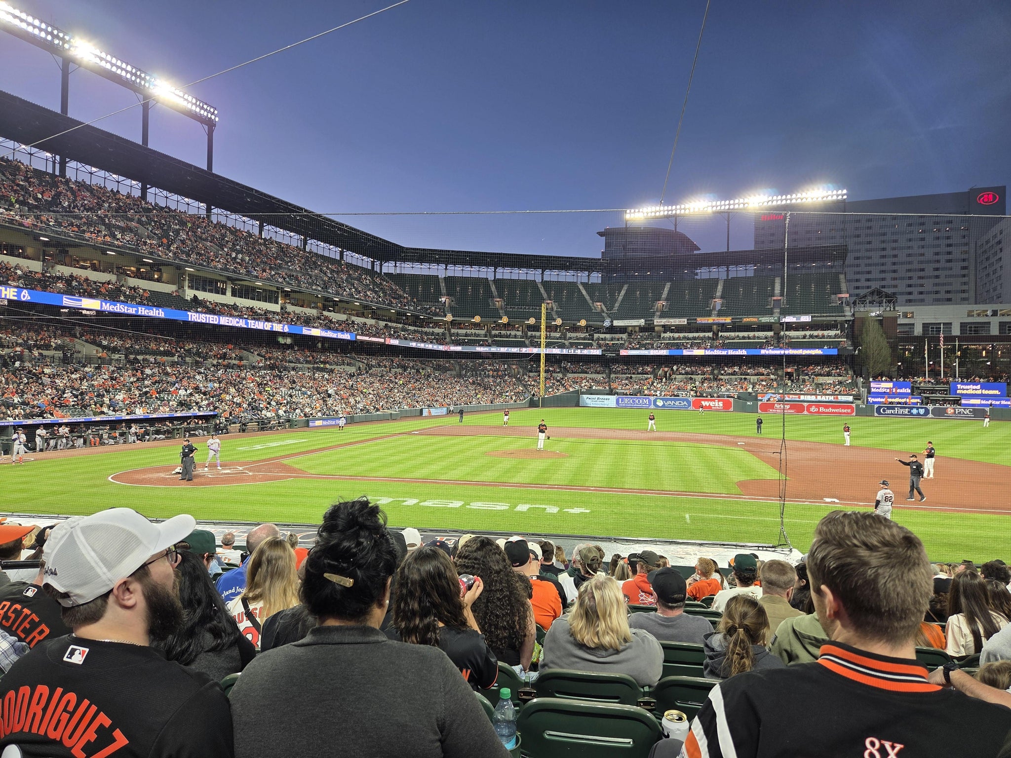 Real Fan View taken from Section 22 at Oriole Park at Camden Yards by Emiliano C