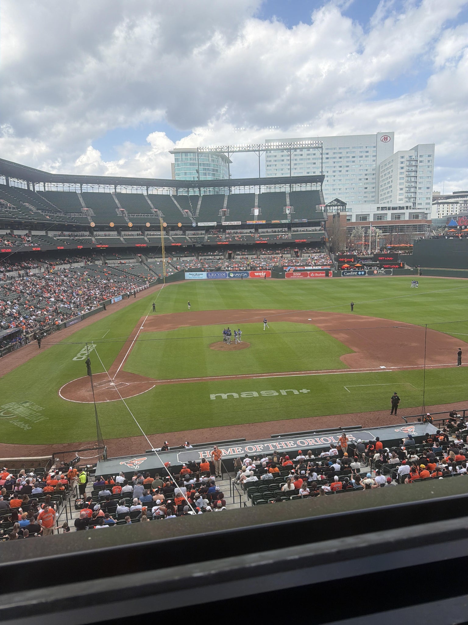 Real Fan View taken from Section 226 at Oriole Park at Camden Yards by Lauren W