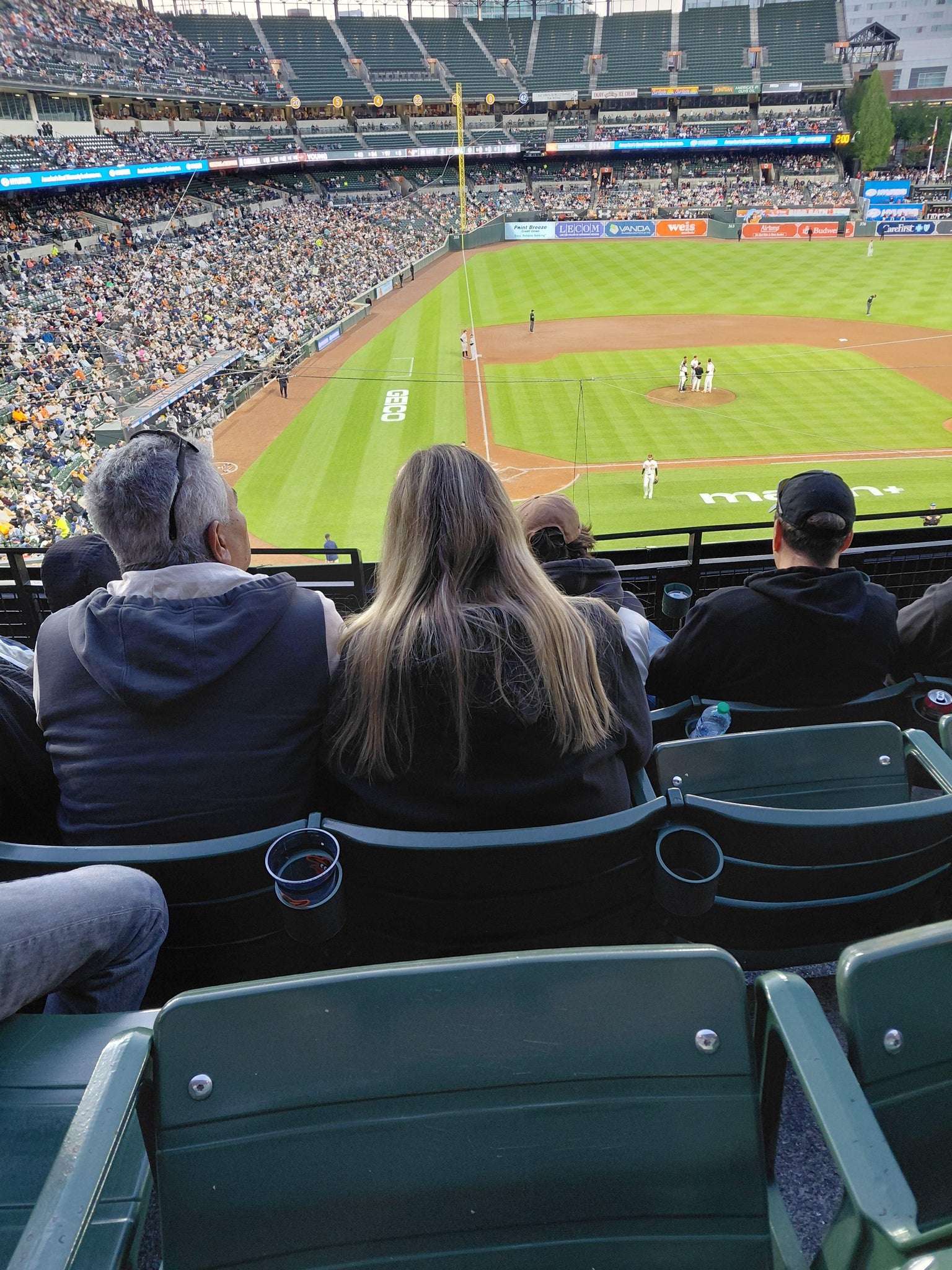 Real Fan View taken from Section 228 at Oriole Park at Camden Yards by Sean O