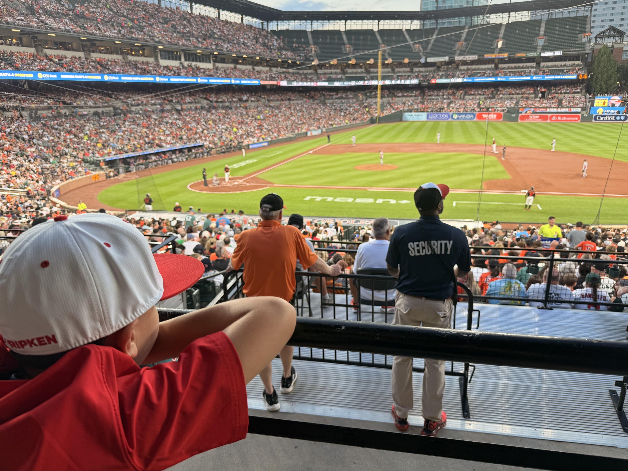 Real Fan View taken from Section 23 at Oriole Park at Camden Yards by Matt B