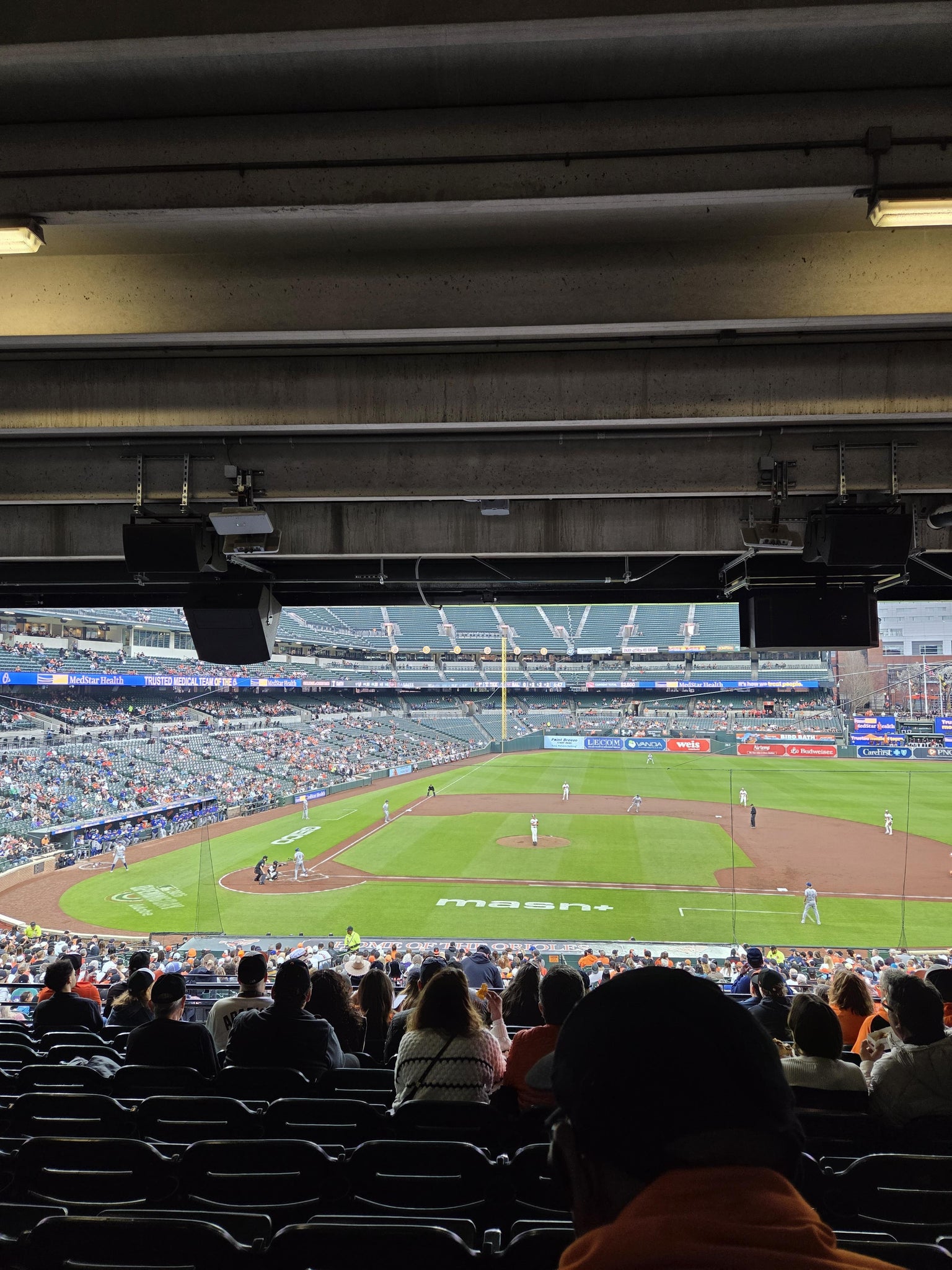 Real Fan View taken from Section 23 at Oriole Park at Camden Yards by Alexander B