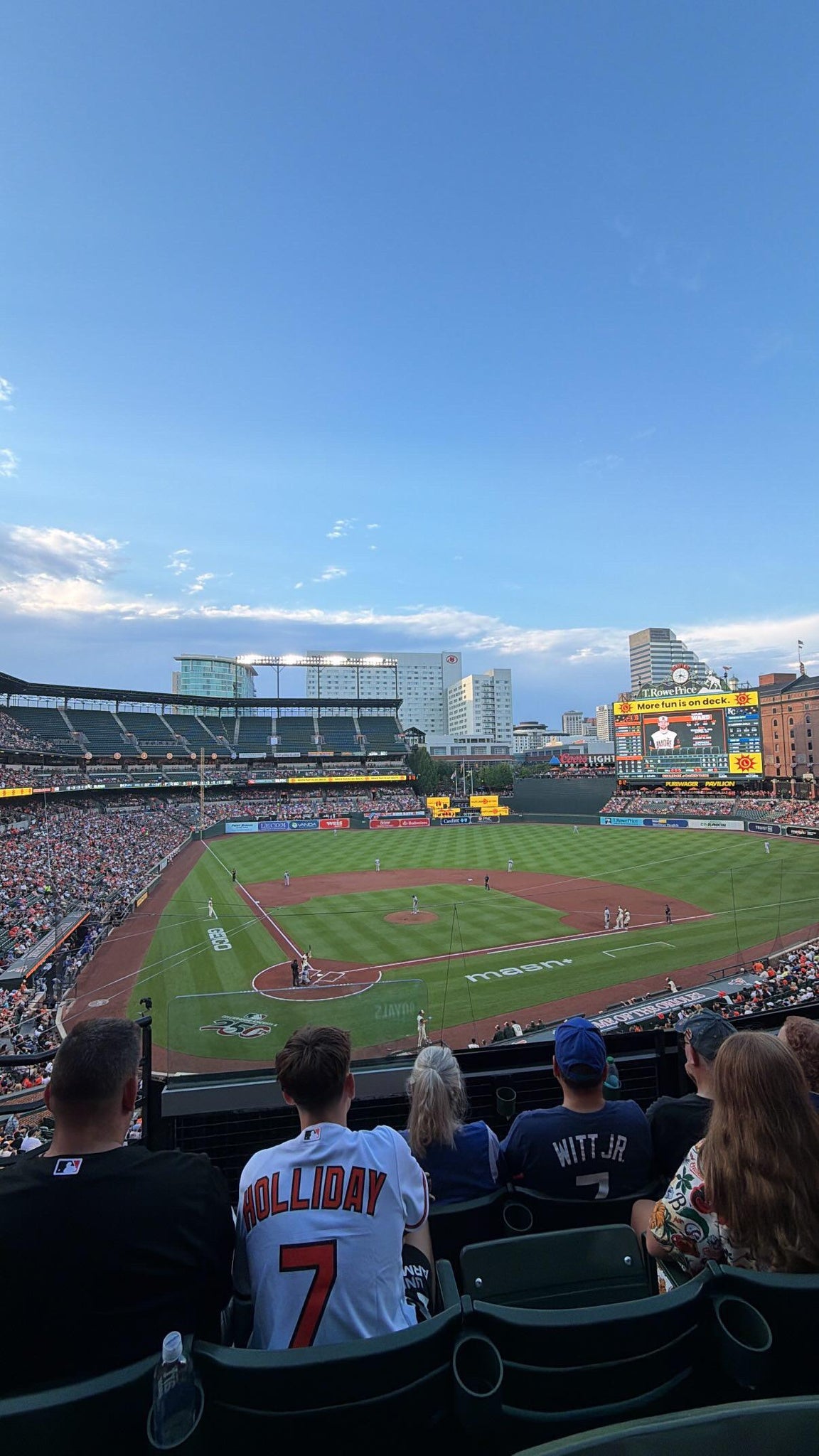 Real Fan View taken from Section 230 at Oriole Park at Camden Yards by Akanksha S