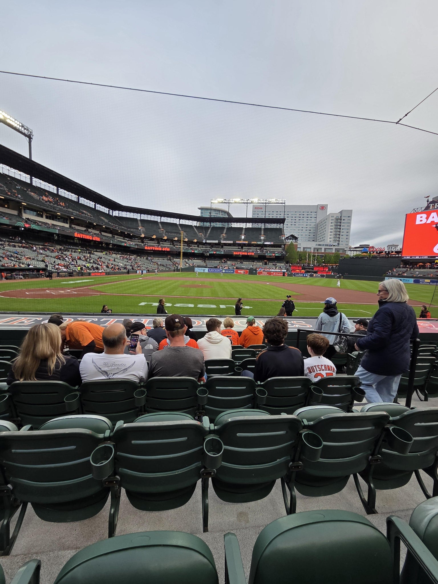 Real Fan View taken from Section 24 at Oriole Park at Camden Yards by David R