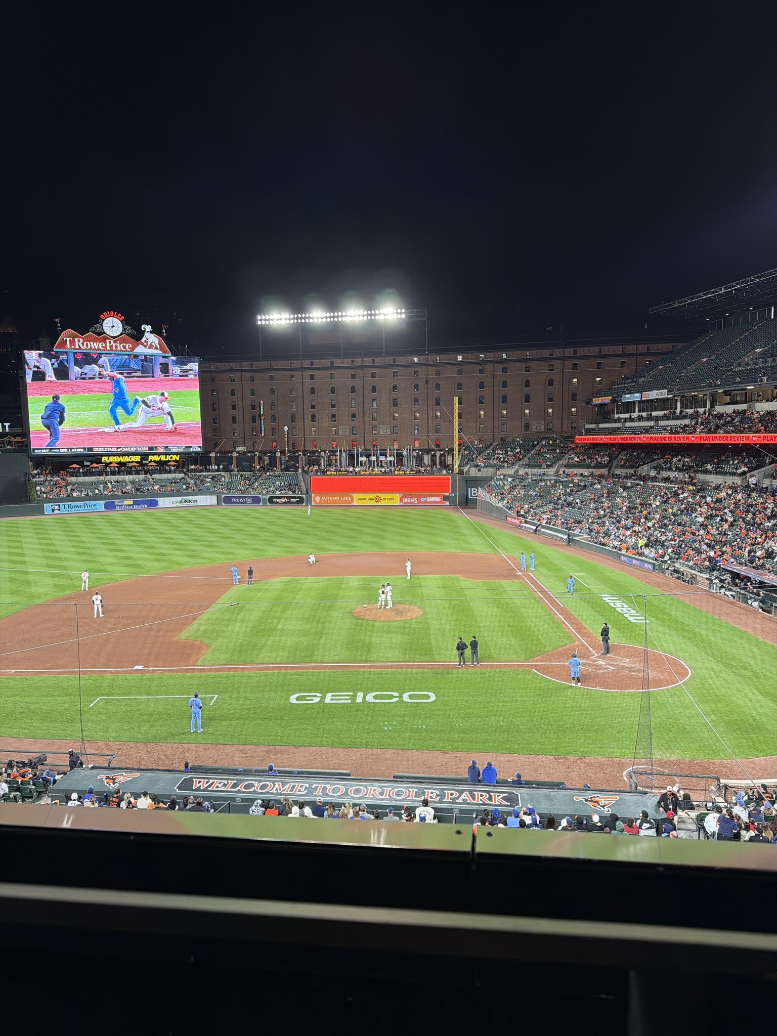 Real Fan View taken from Section 246 at Oriole Park at Camden Yards by Nicholas C