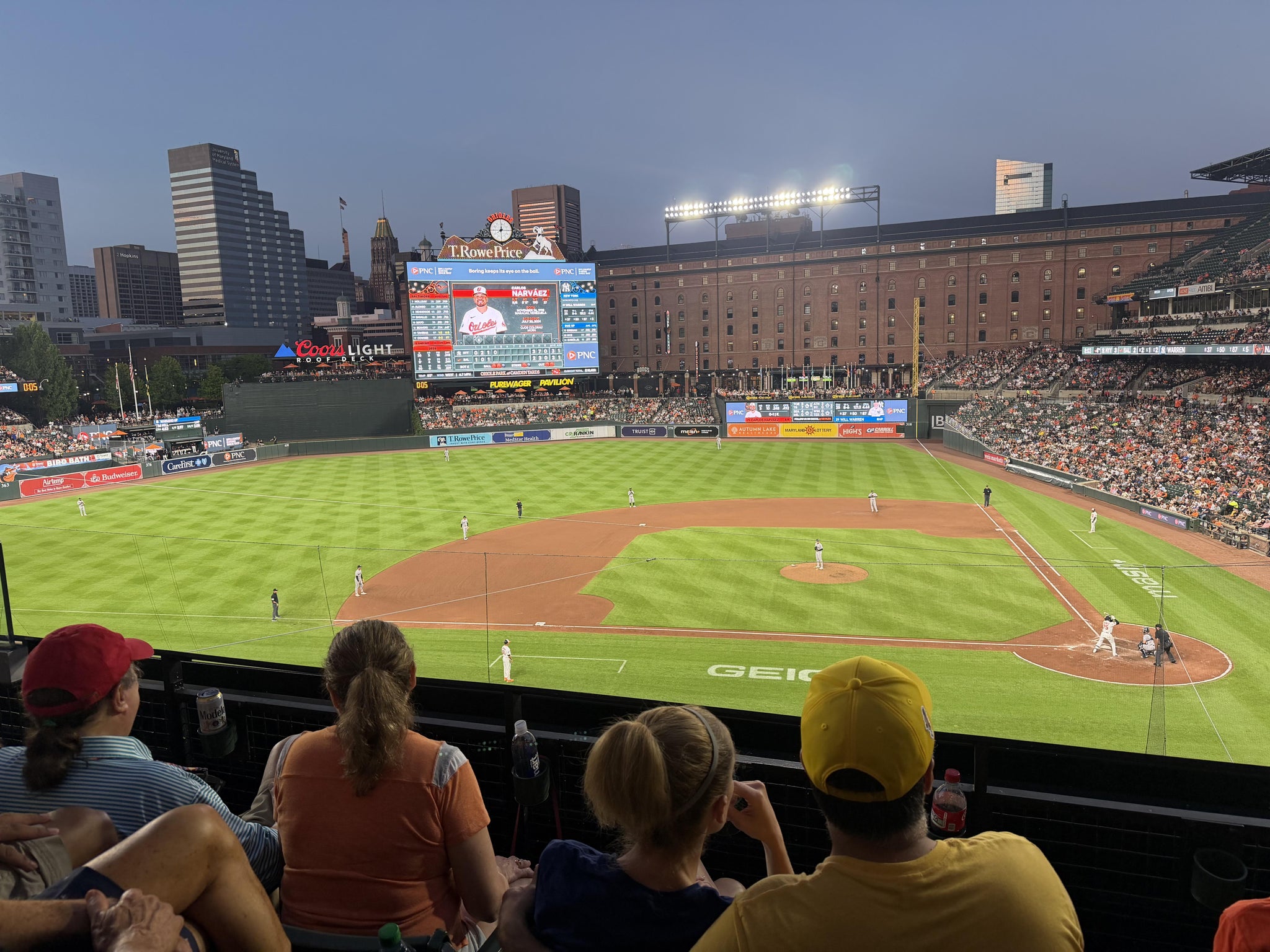 Real Fan View taken from Section 246 at Oriole Park at Camden Yards by Mohammad A