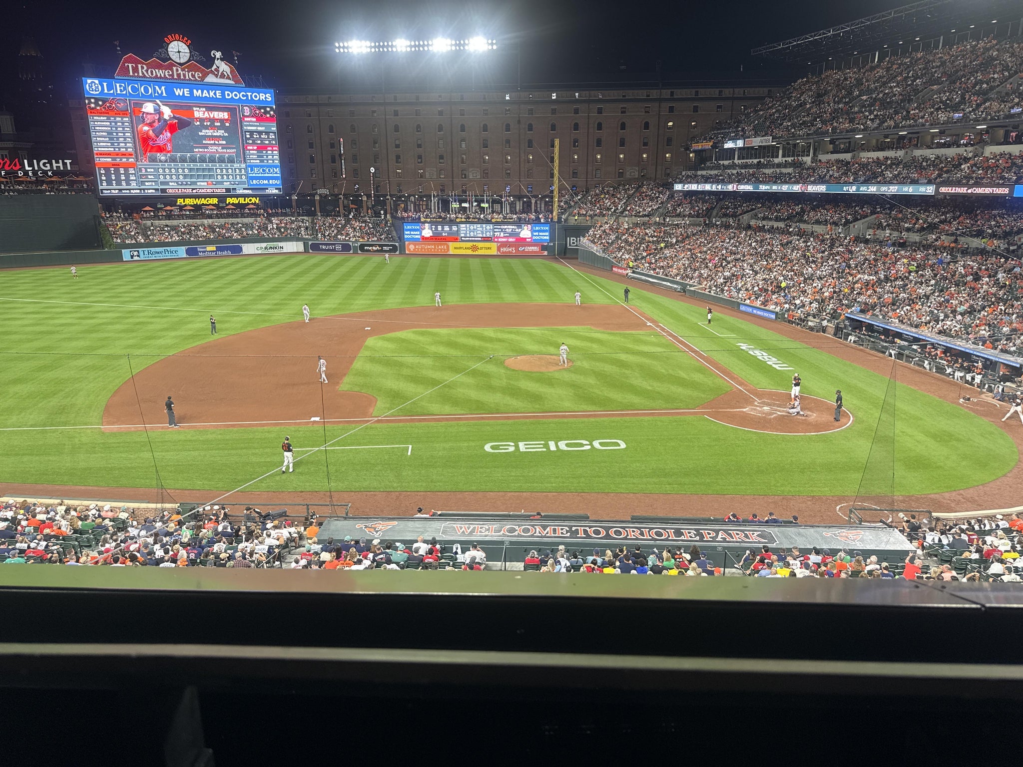 Real Fan View taken from Section 248 at Oriole Park at Camden Yards by Sable J