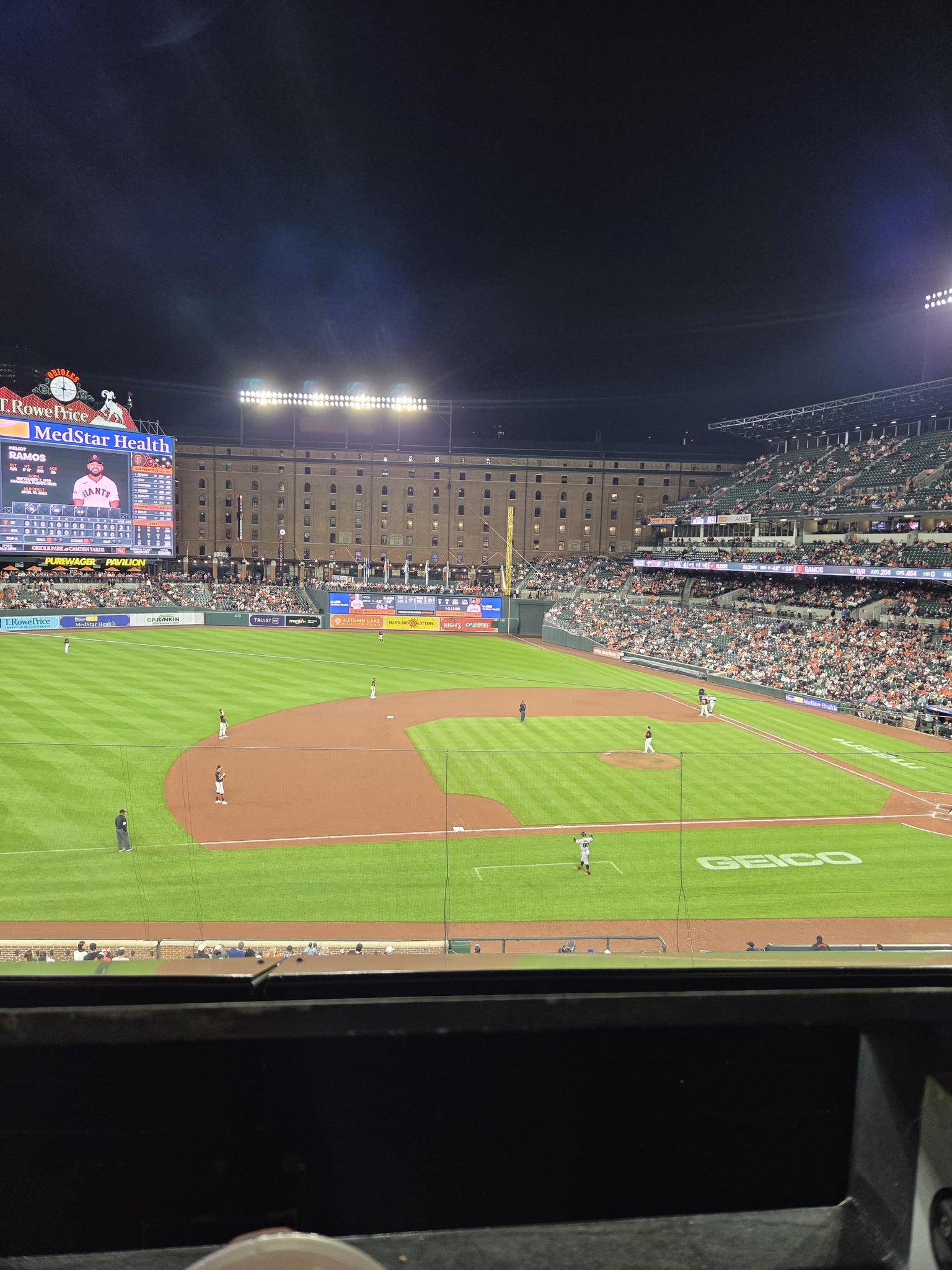 Real Fan View taken from Section 252 at Oriole Park at Camden Yards by Daniel F