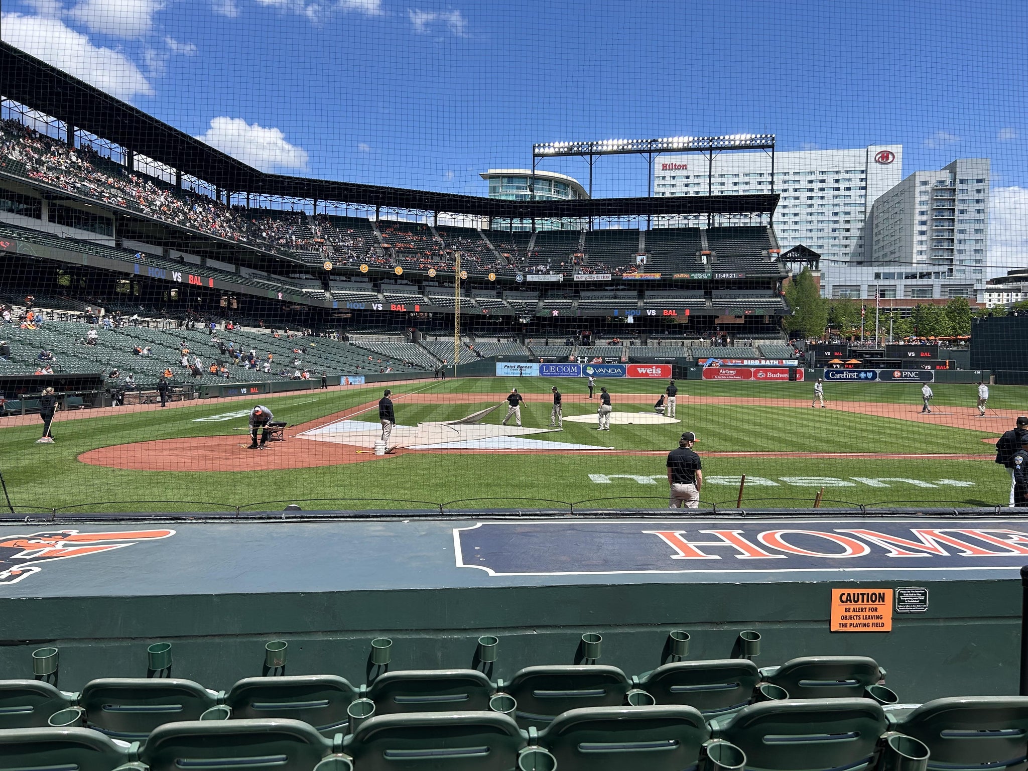 Real Fan View taken from Section 26 at Oriole Park at Camden Yards by Brian H