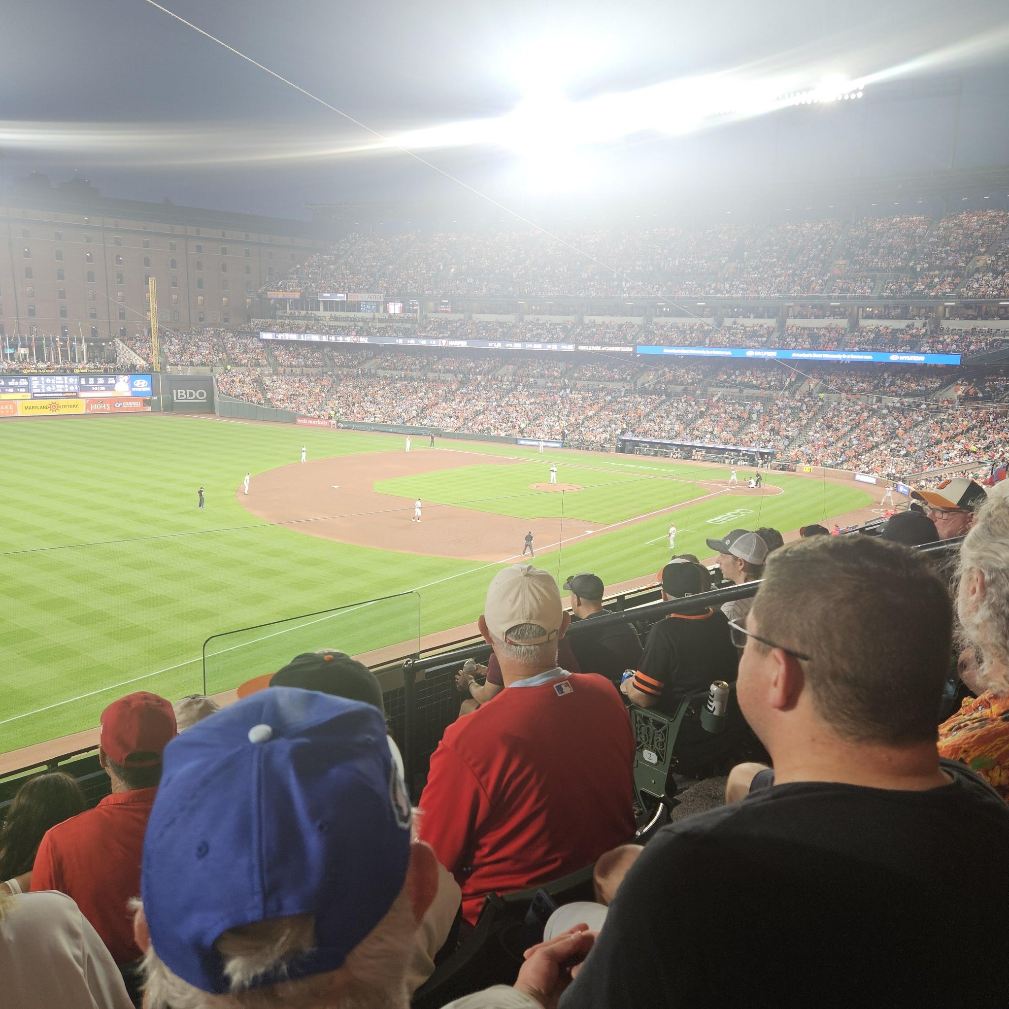 Real Fan View taken from Section 262 at Oriole Park at Camden Yards by Jason H