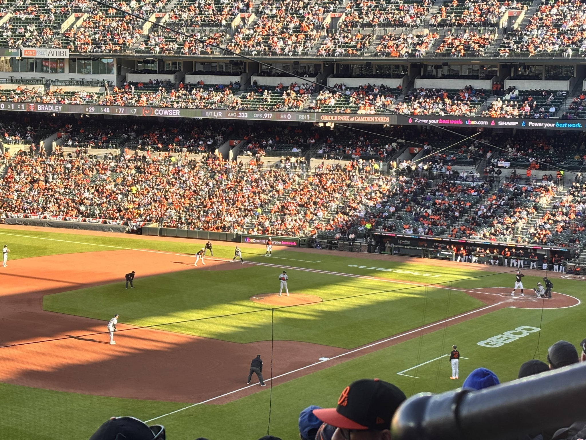 Real Fan View taken from Section 262 at Oriole Park at Camden Yards by Kristen S