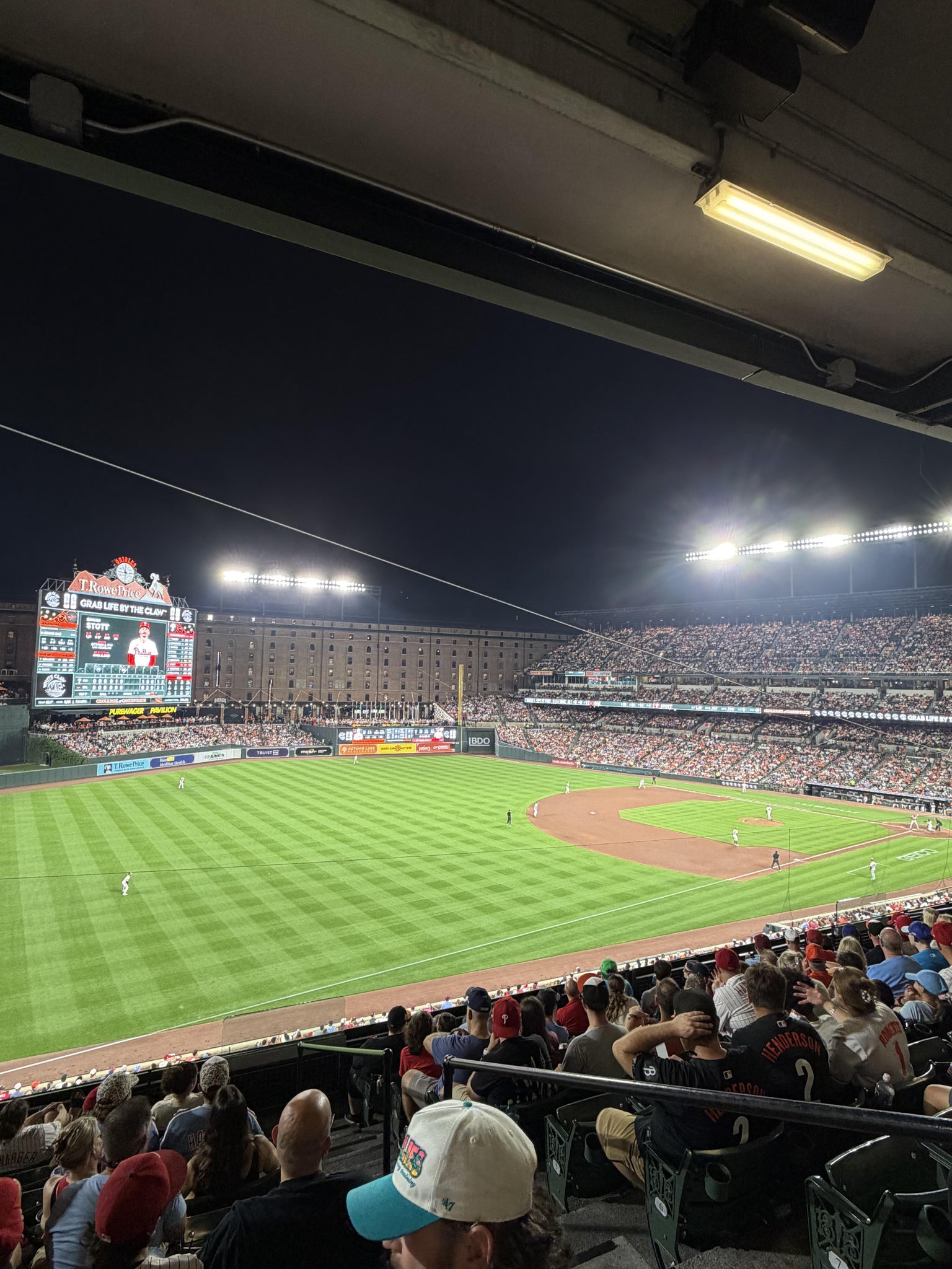Real Fan View taken from Section 264 at Oriole Park at Camden Yards by Amy S