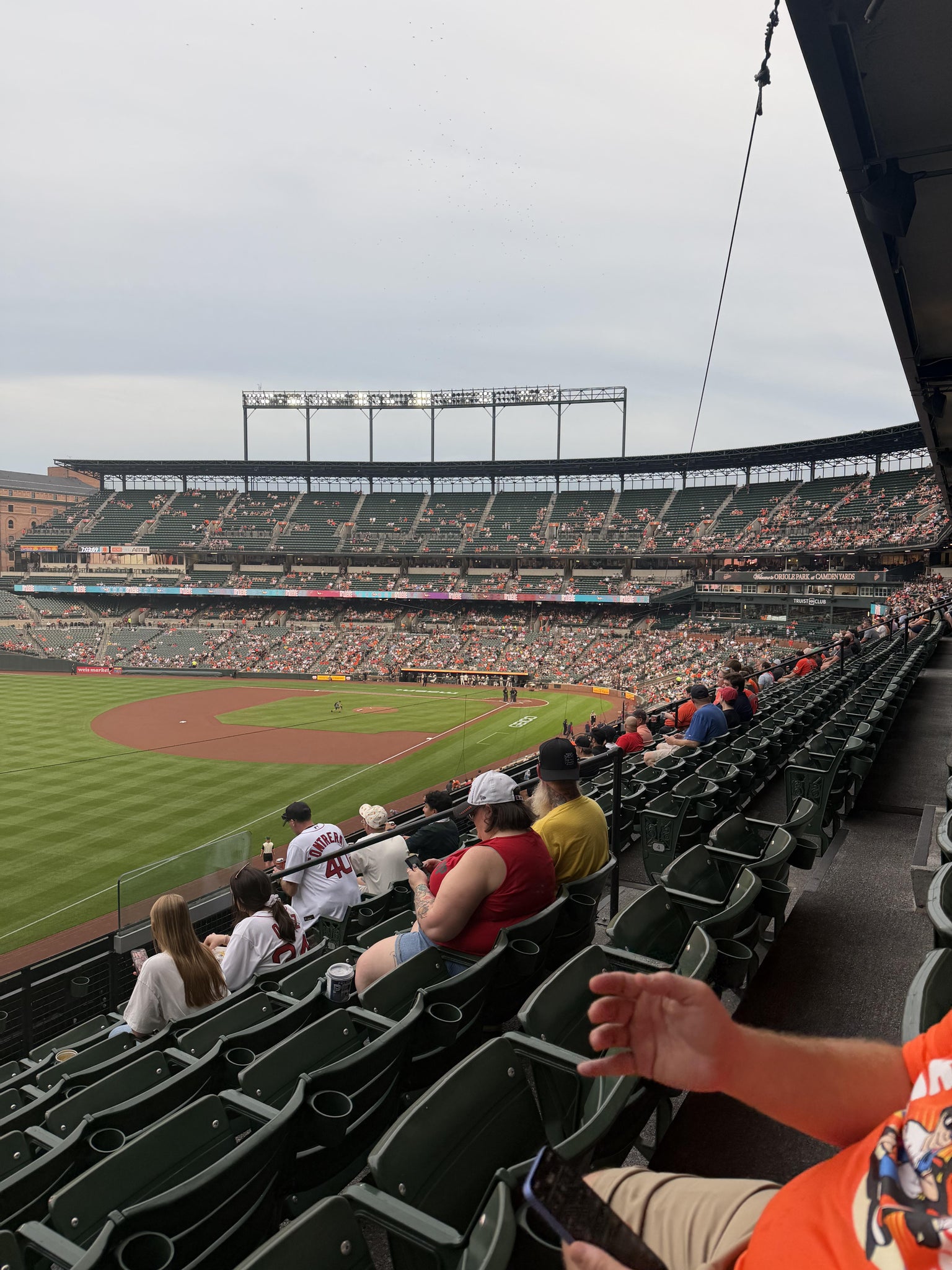 Real Fan View taken from Section 268 at Oriole Park at Camden Yards by Brett A