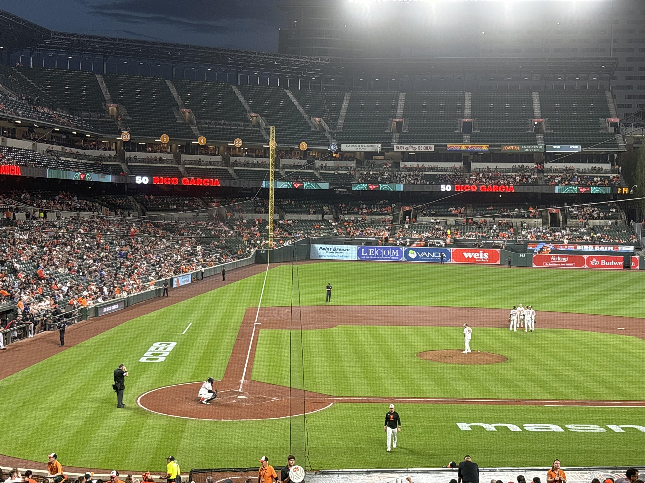 Real Fan View taken from Section 27 at Oriole Park at Camden Yards by Craig R