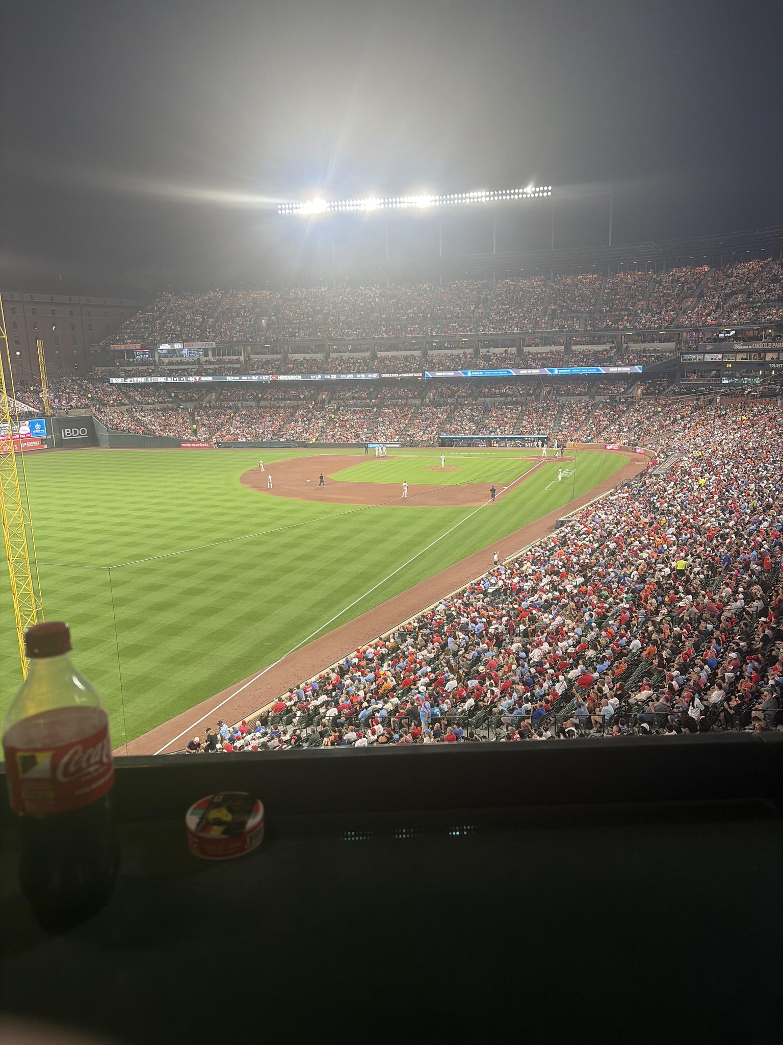 Real Fan View taken from Section 272 at Oriole Park at Camden Yards by Jacob S