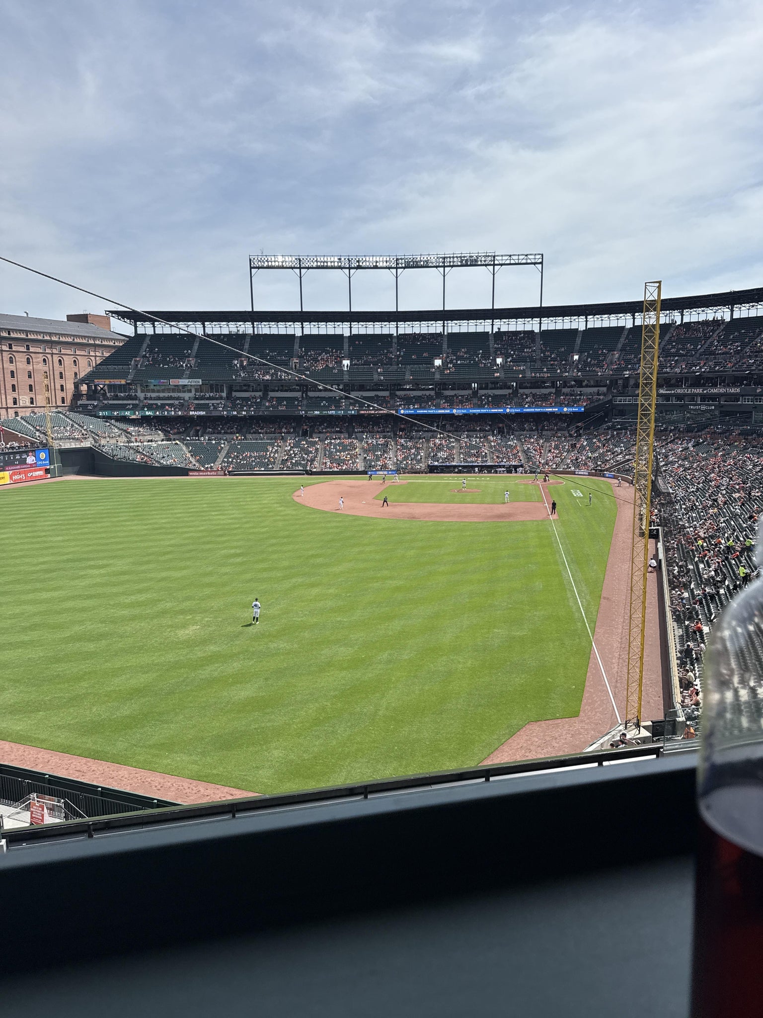 Real Fan View taken from Section 278 at Oriole Park at Camden Yards by Linda H