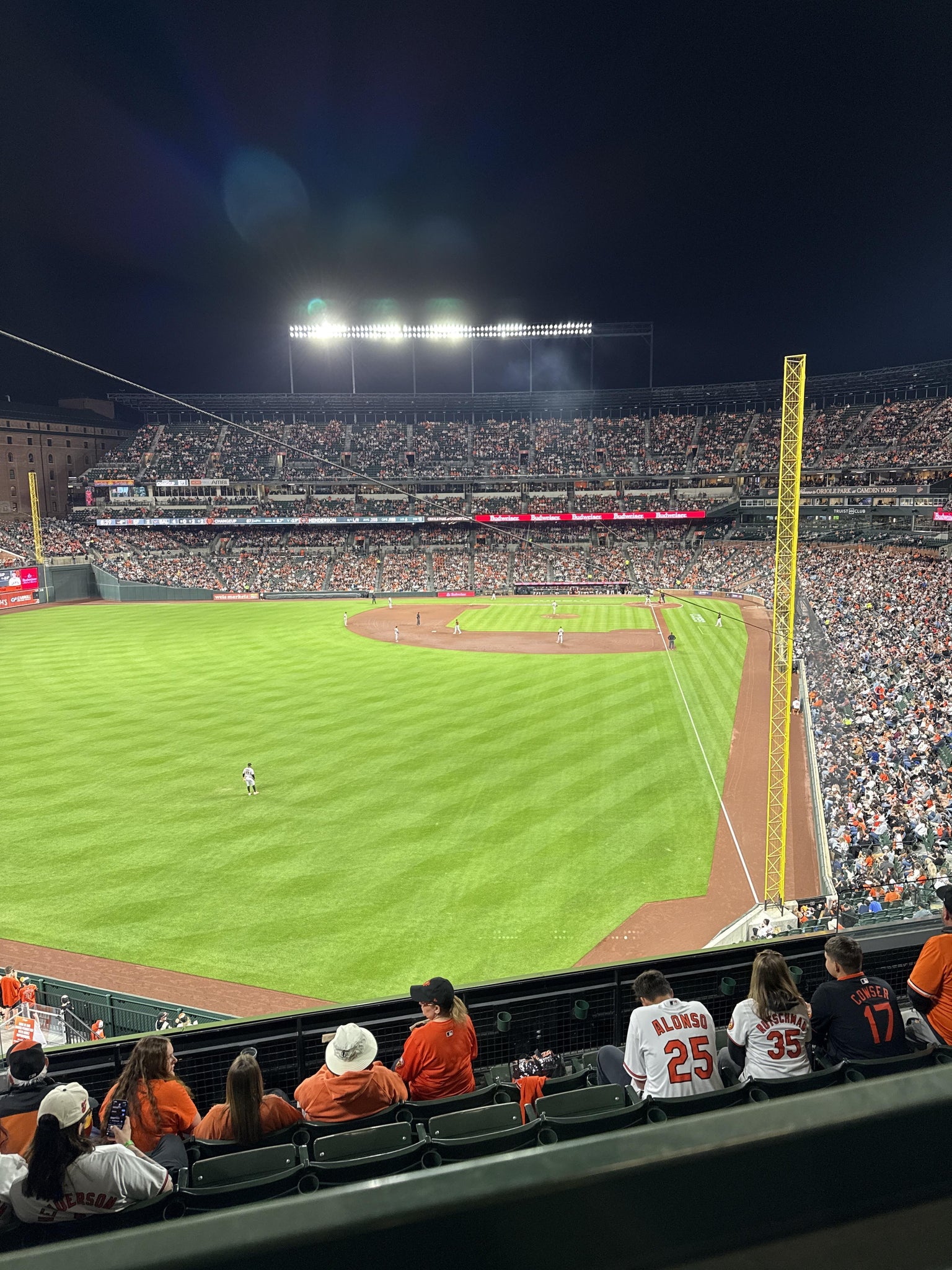 Real Fan View taken from Section 278 at Oriole Park at Camden Yards by Linda H