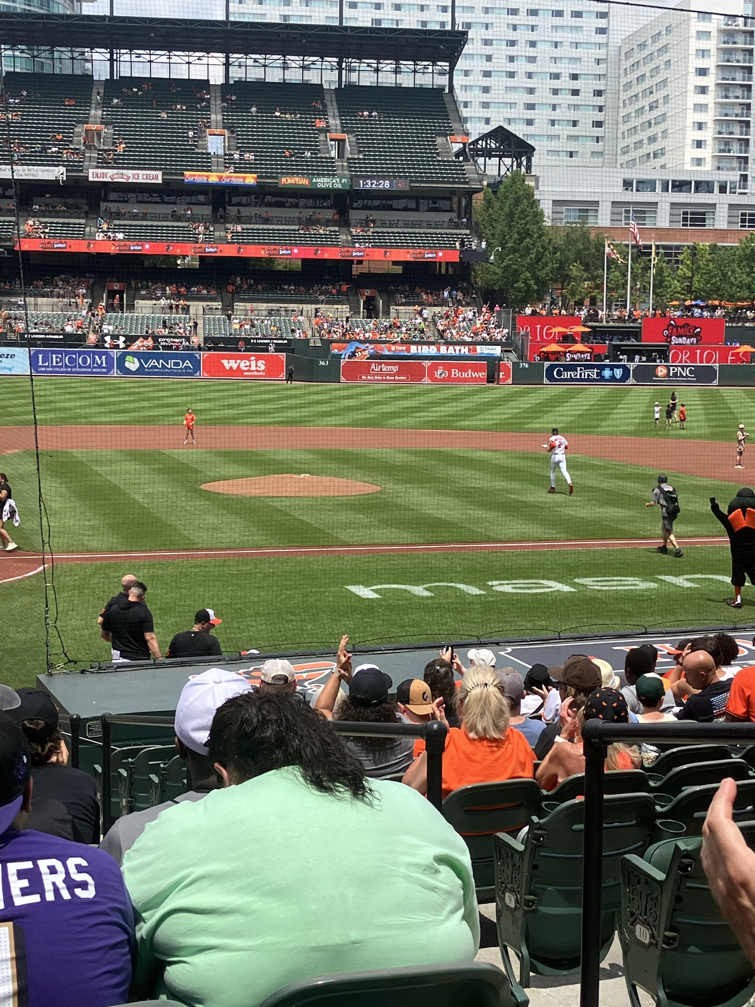 Real Fan View taken from Section 28 at Oriole Park at Camden Yards by Dev G