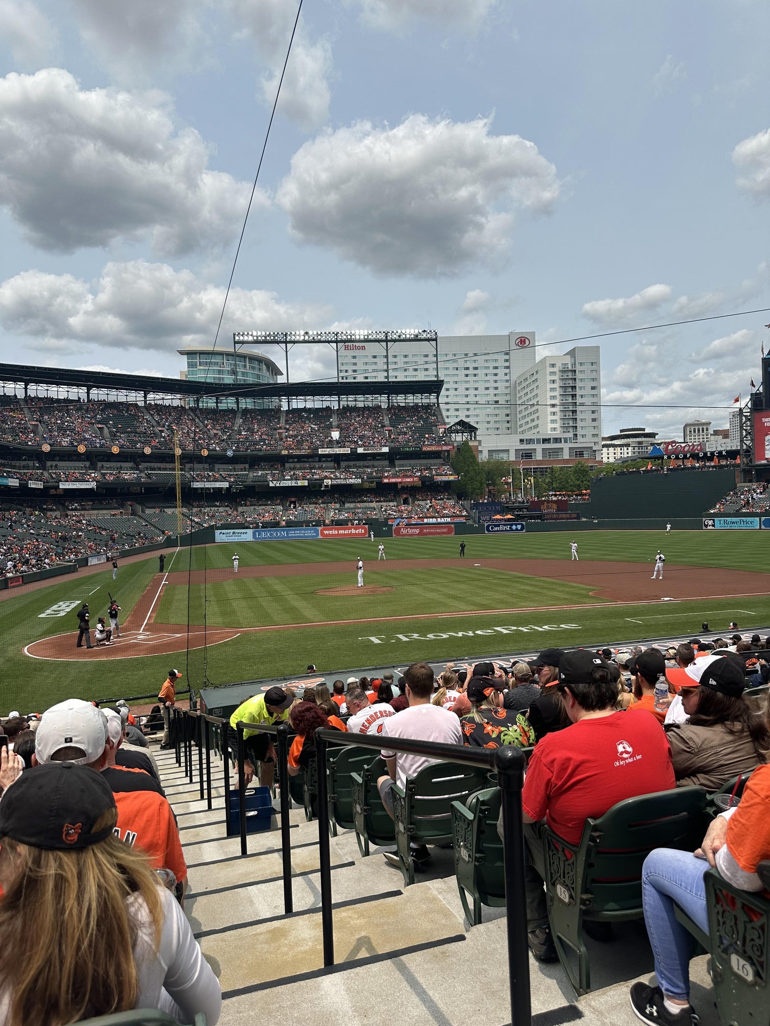 Real Fan View taken from Section 28 at Oriole Park at Camden Yards by Dan F