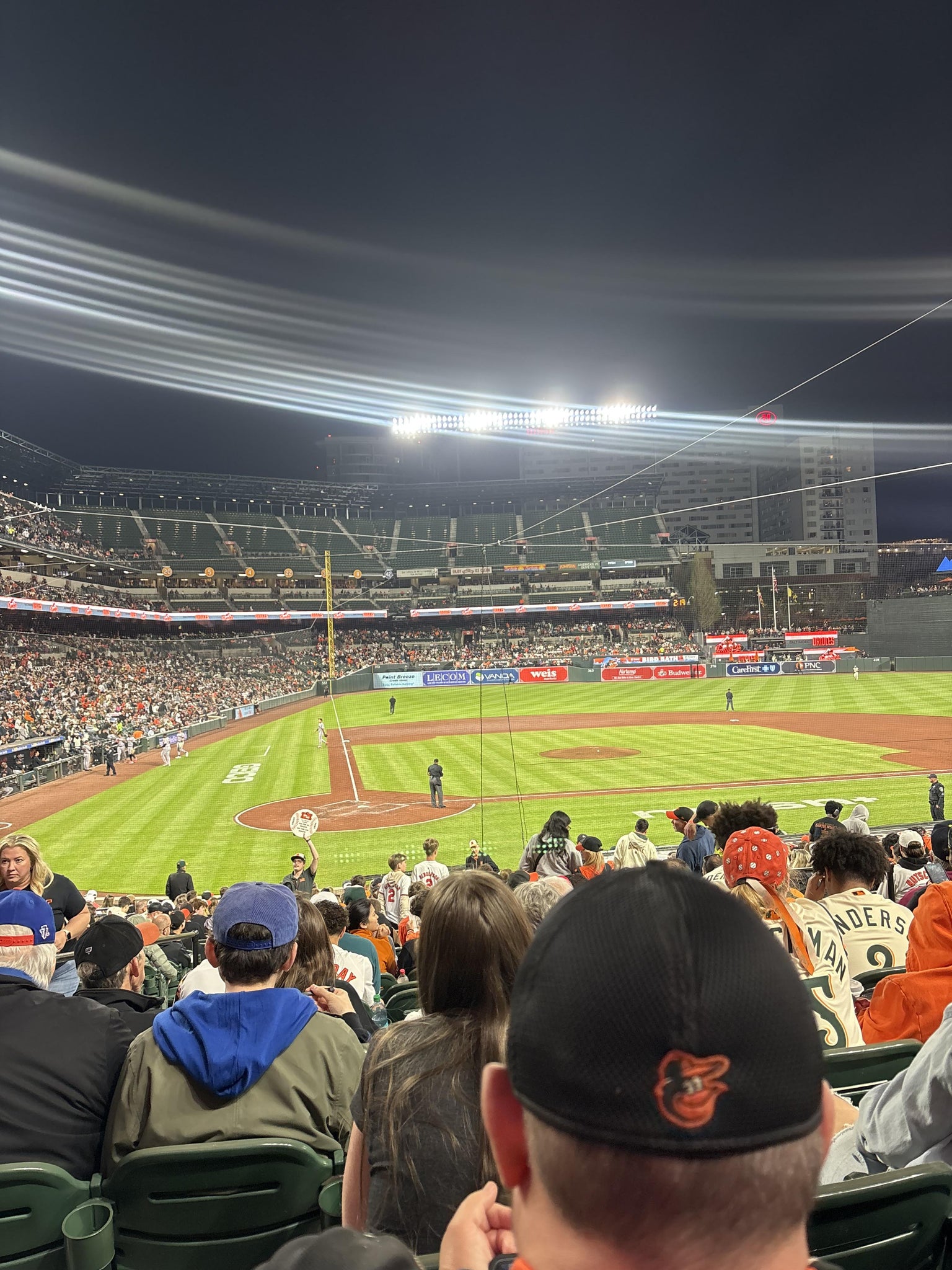 Real Fan View taken from Section 28 at Oriole Park at Camden Yards by Stephenie H