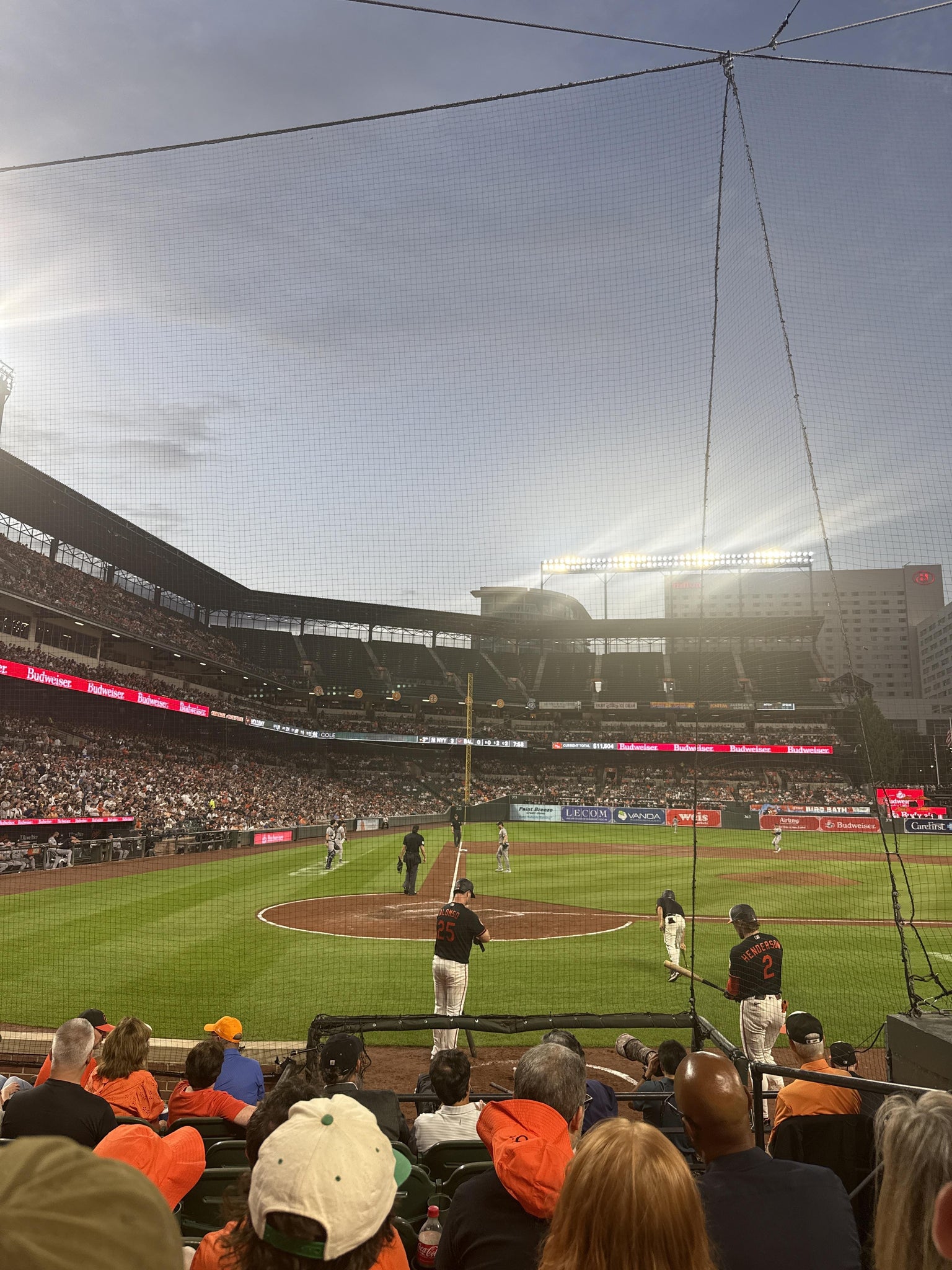 Real Fan View taken from Section 28 at Oriole Park at Camden Yards by Curtis N