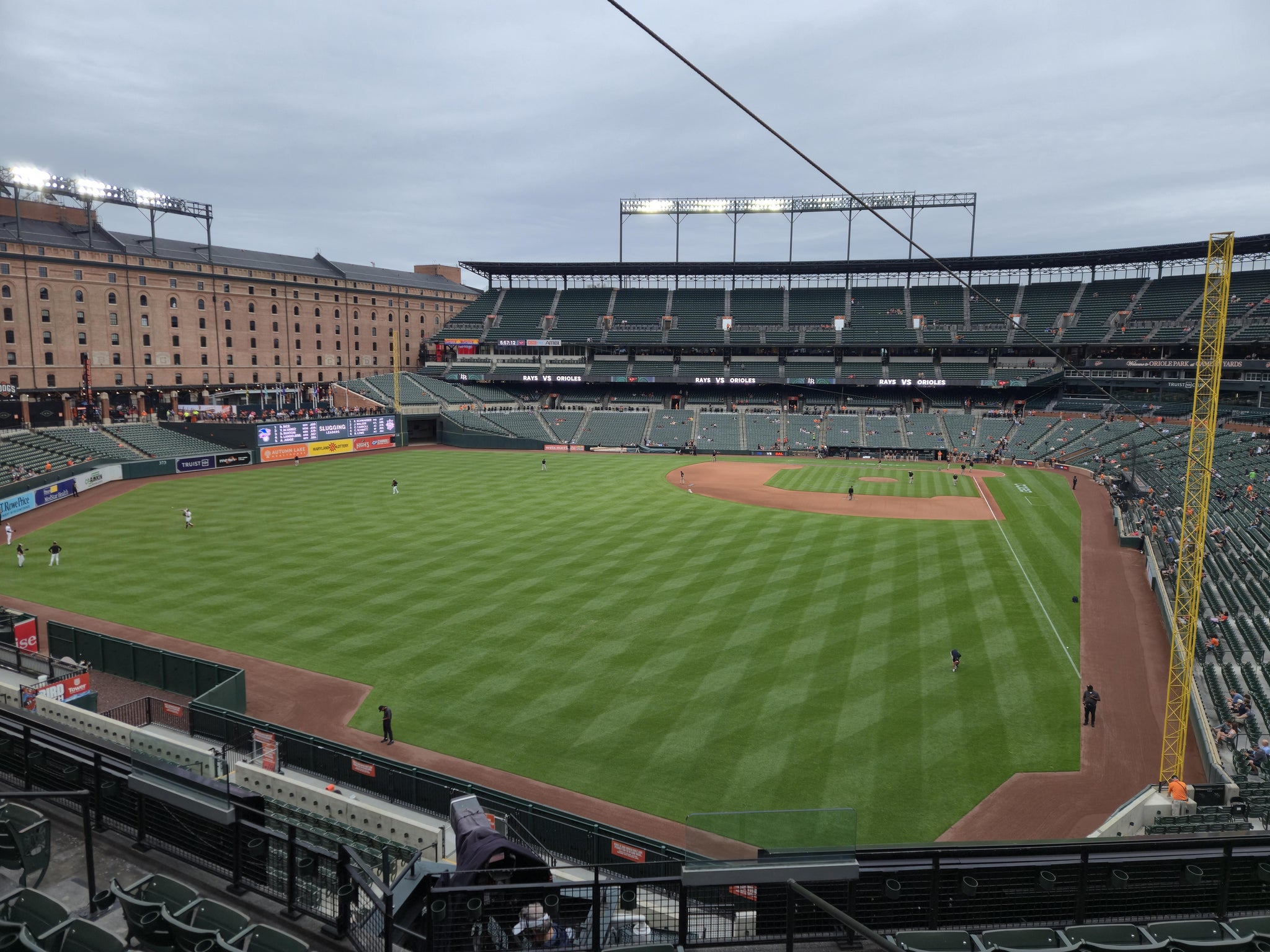 Real Fan View taken from Section 280 at Oriole Park at Camden Yards by Brenton H
