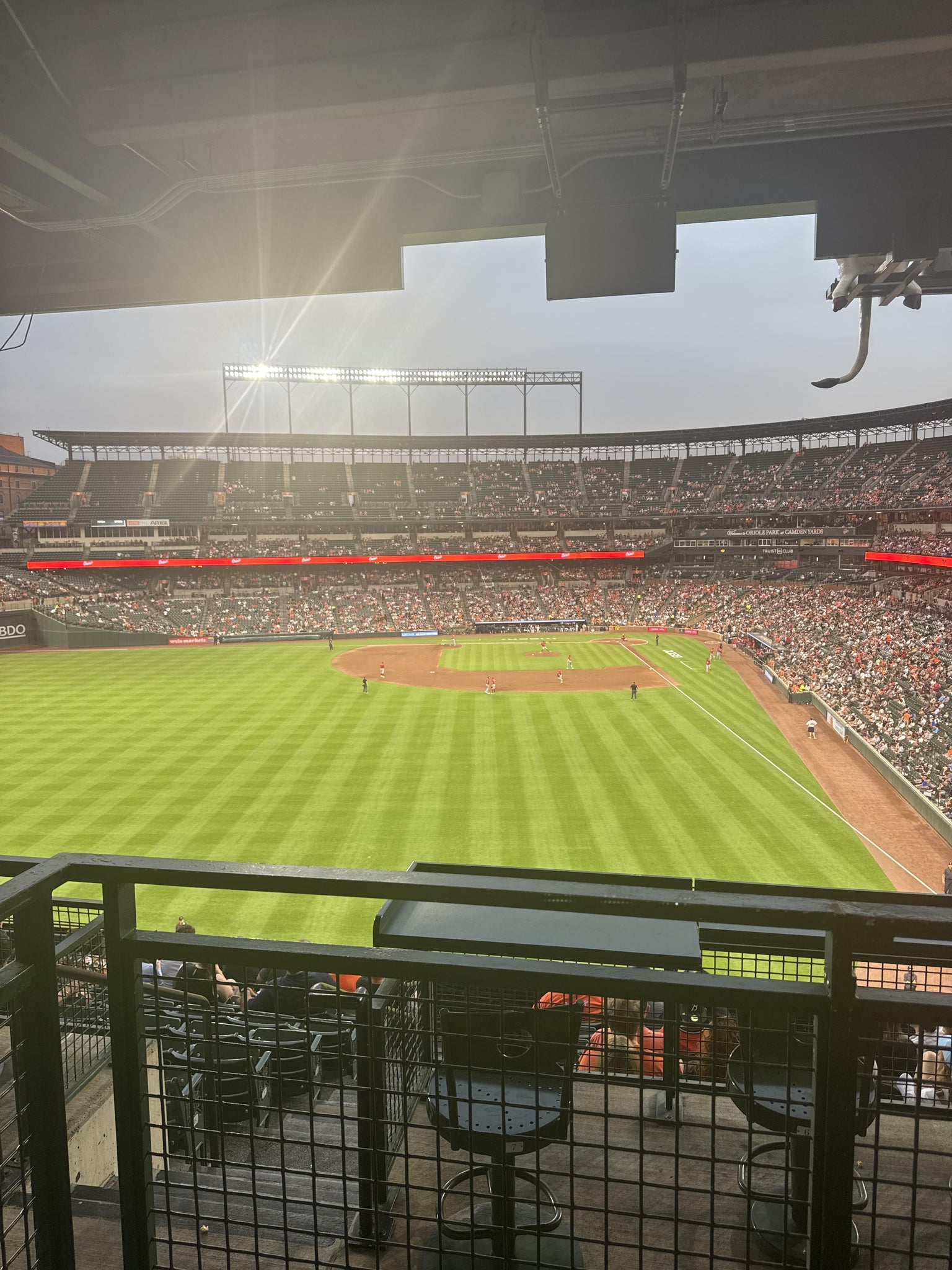 Real Fan View taken from Section 282 at Oriole Park at Camden Yards by Ian S