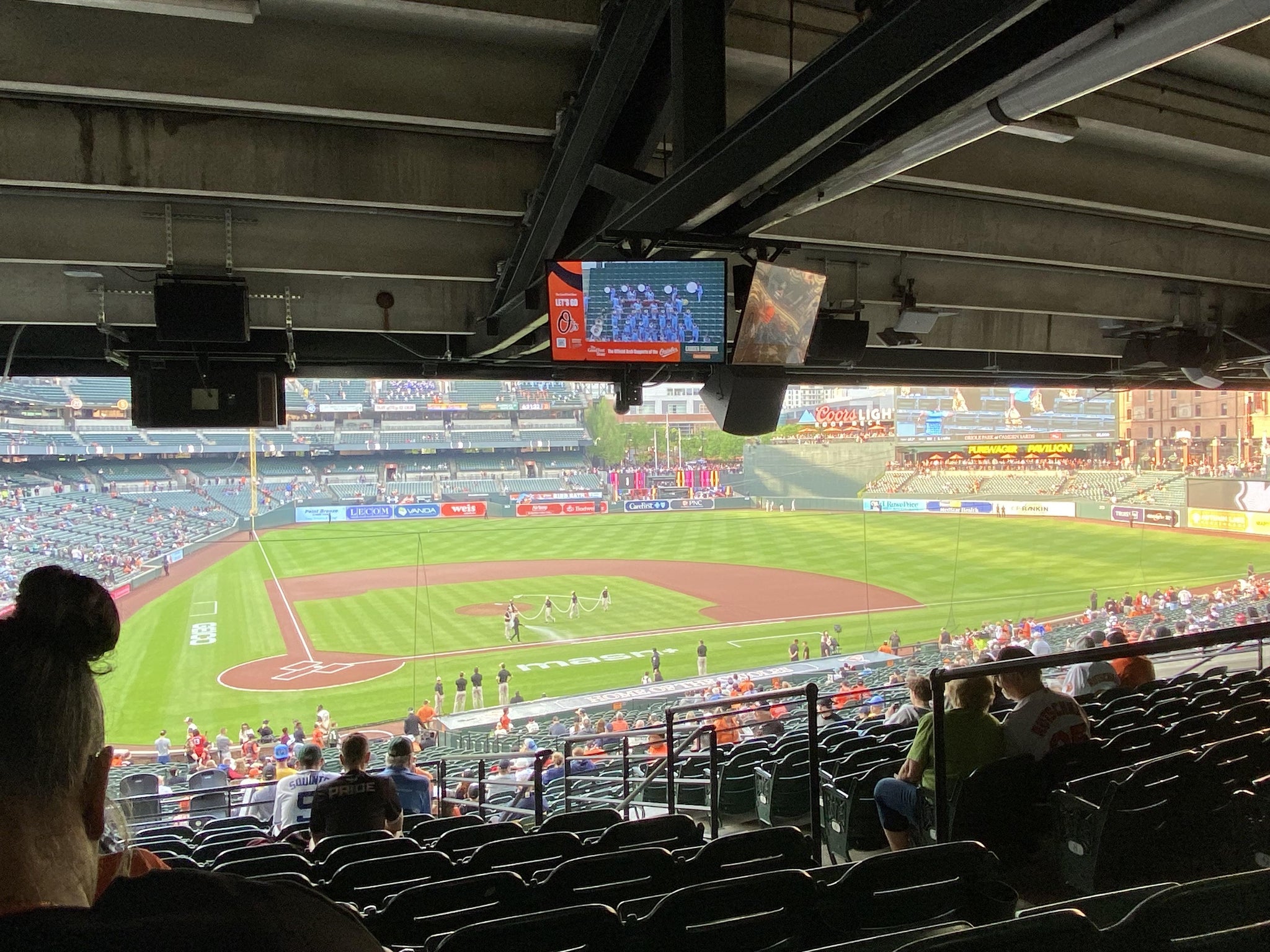Real Fan View taken from Section 29 at Oriole Park at Camden Yards by Kim B