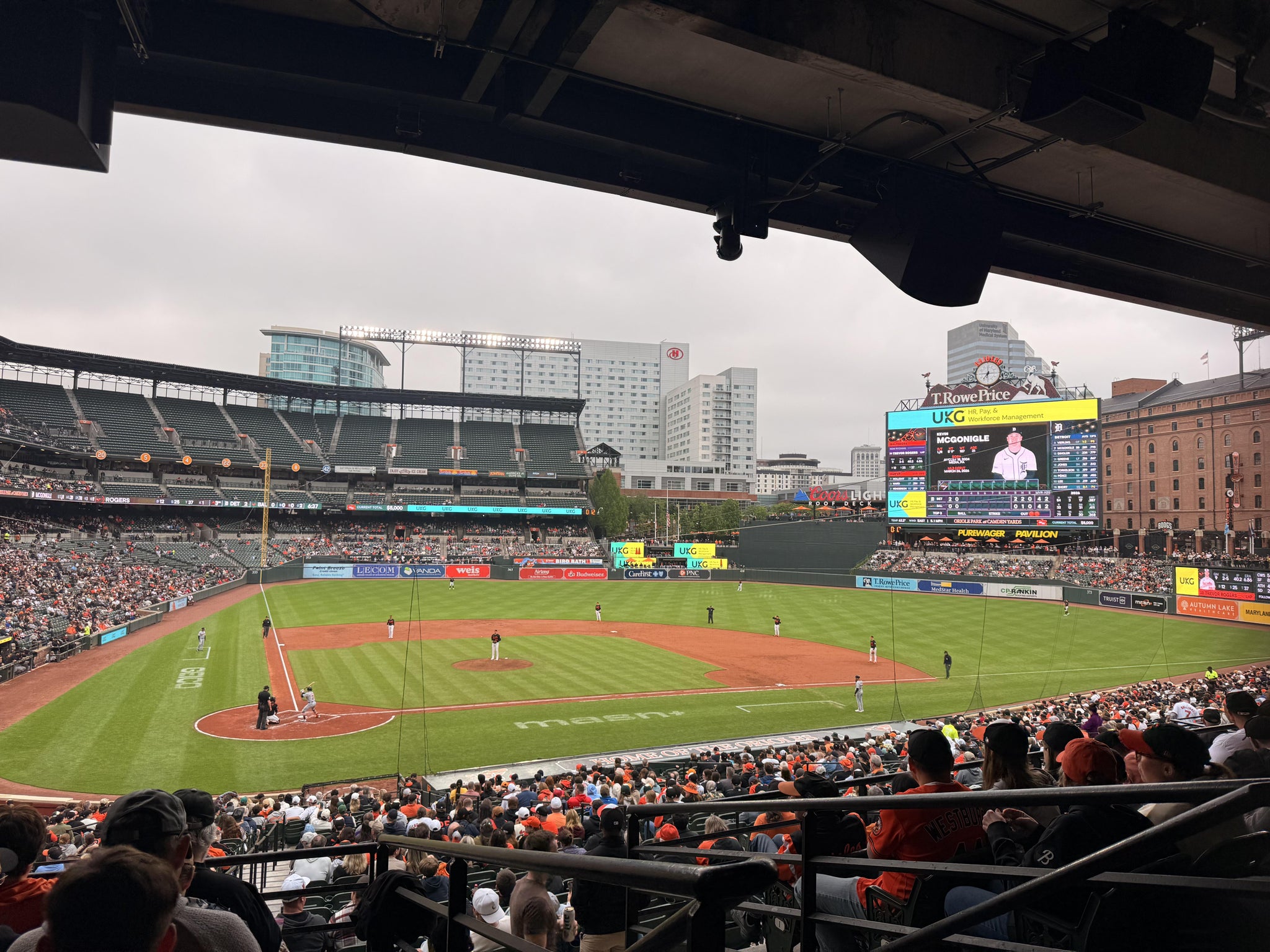 Real Fan View taken from Section 29 at Oriole Park at Camden Yards by Bree S
