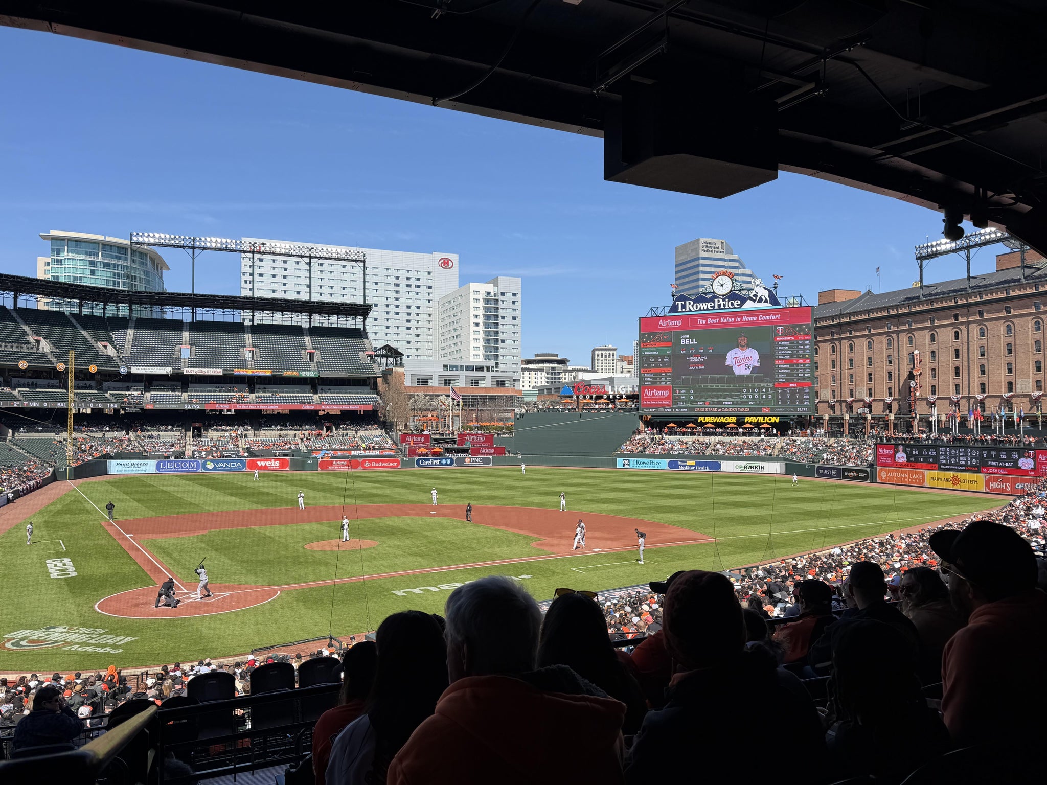 Real Fan View taken from Section 29 at Oriole Park at Camden Yards by Donny C