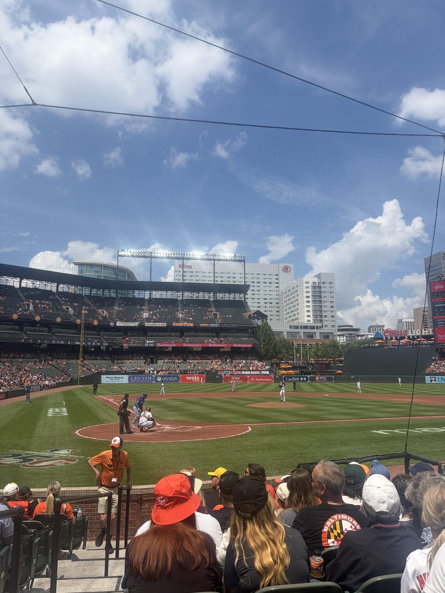 Real Fan View taken from Section 30 at Oriole Park at Camden Yards by Ramiro emmanuel R